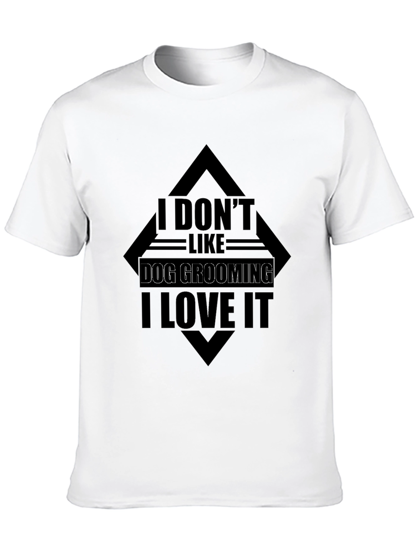 Dog Grooming Lover T-Shirt - Unisex Black Tee