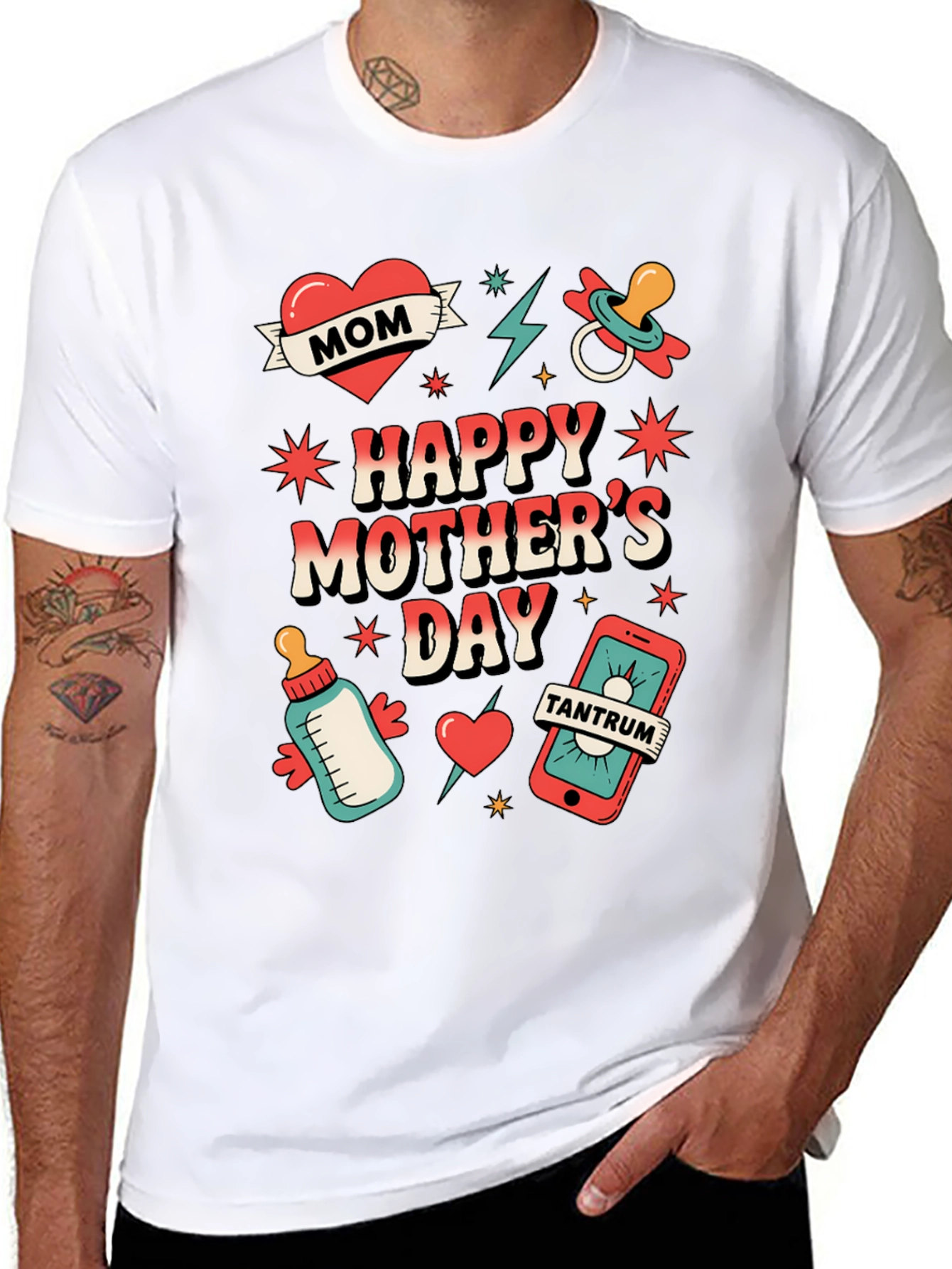 Happy Mothers Day Graphic Tee - Tantrum Design