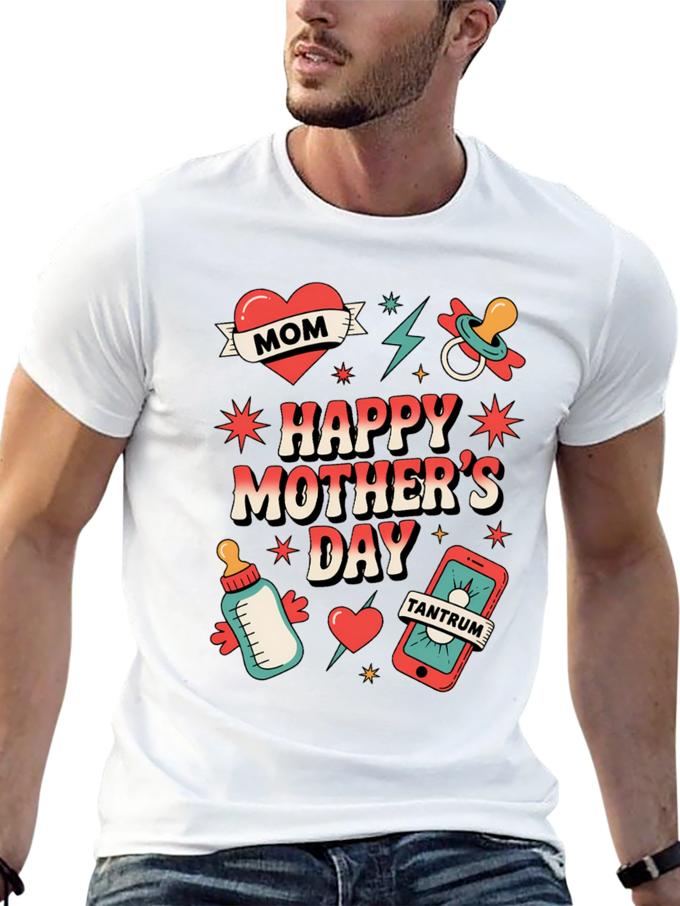 Happy Mothers Day Graphic Tee - Tantrum Design