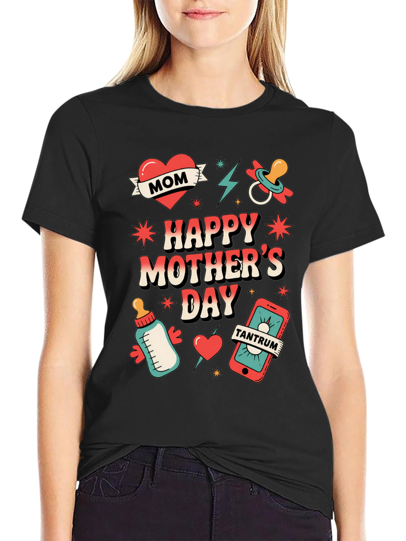 Happy Mothers Day Graphic Tee - Tantrum Design