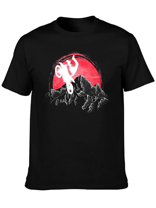 Motocross Sunset Graphic Tee