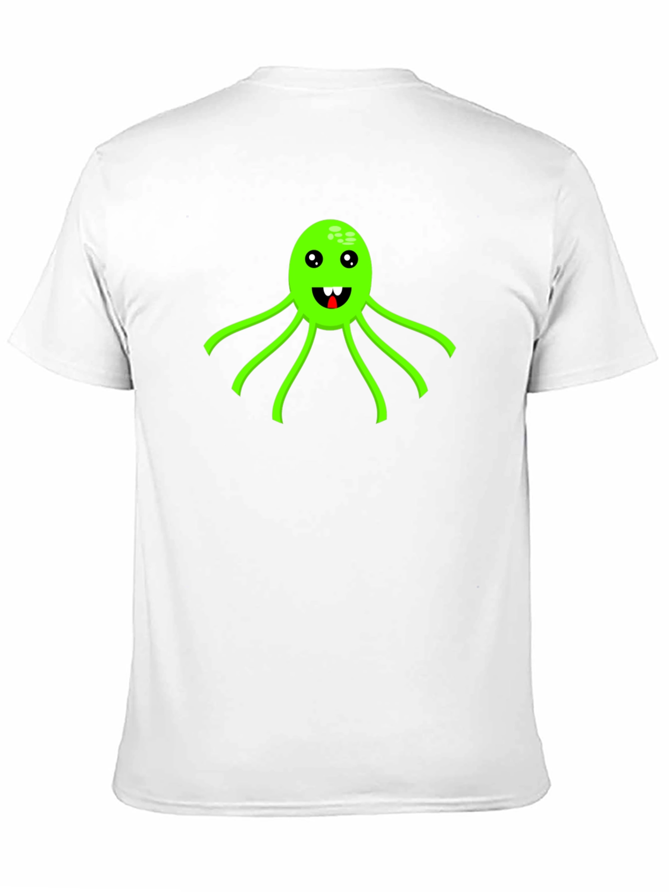 Funny Octopus Graphic Black T-Shirt