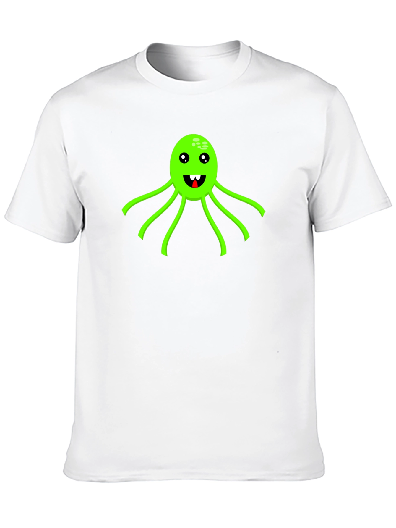 Funny Octopus Graphic Black T-Shirt