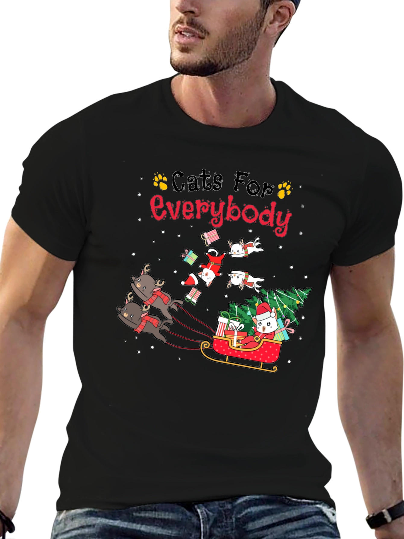 Cats For Everybody Graphic Tee