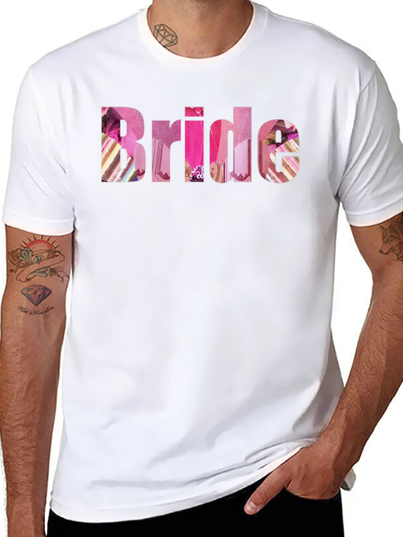 Bride Floral T-Shirt - Wedding Celebration Apparel