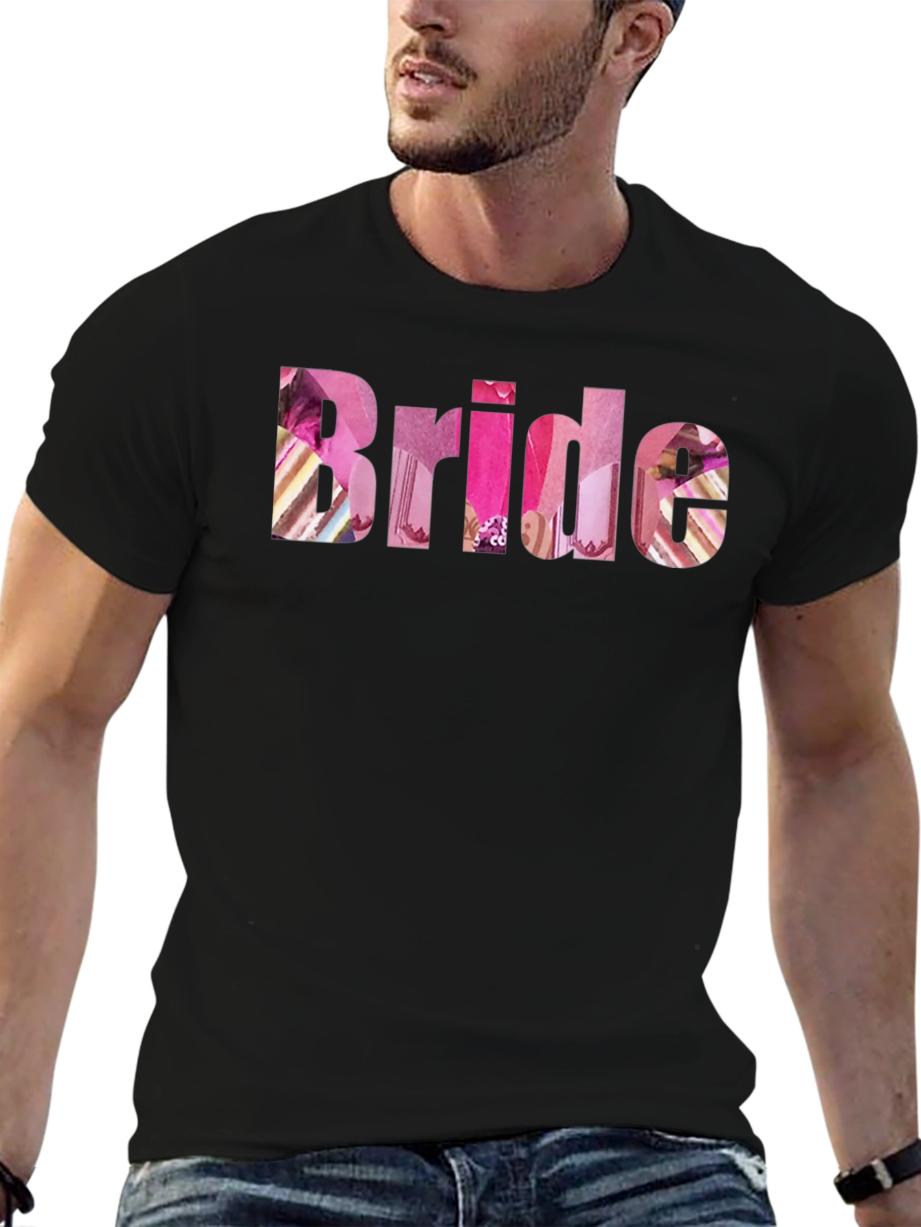 Bride Floral T-Shirt - Wedding Celebration Apparel