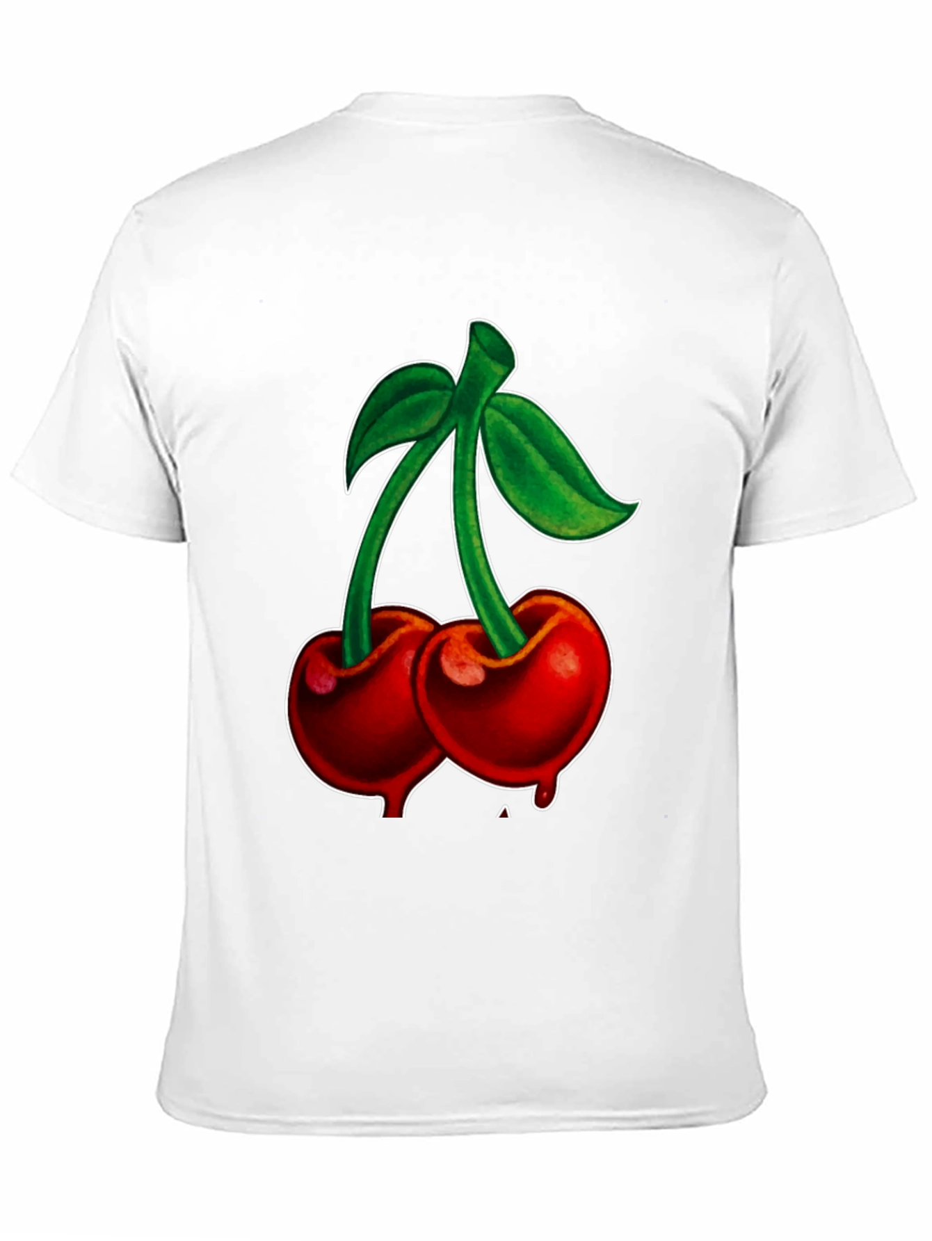 Cherry Graphic Black T-Shirt