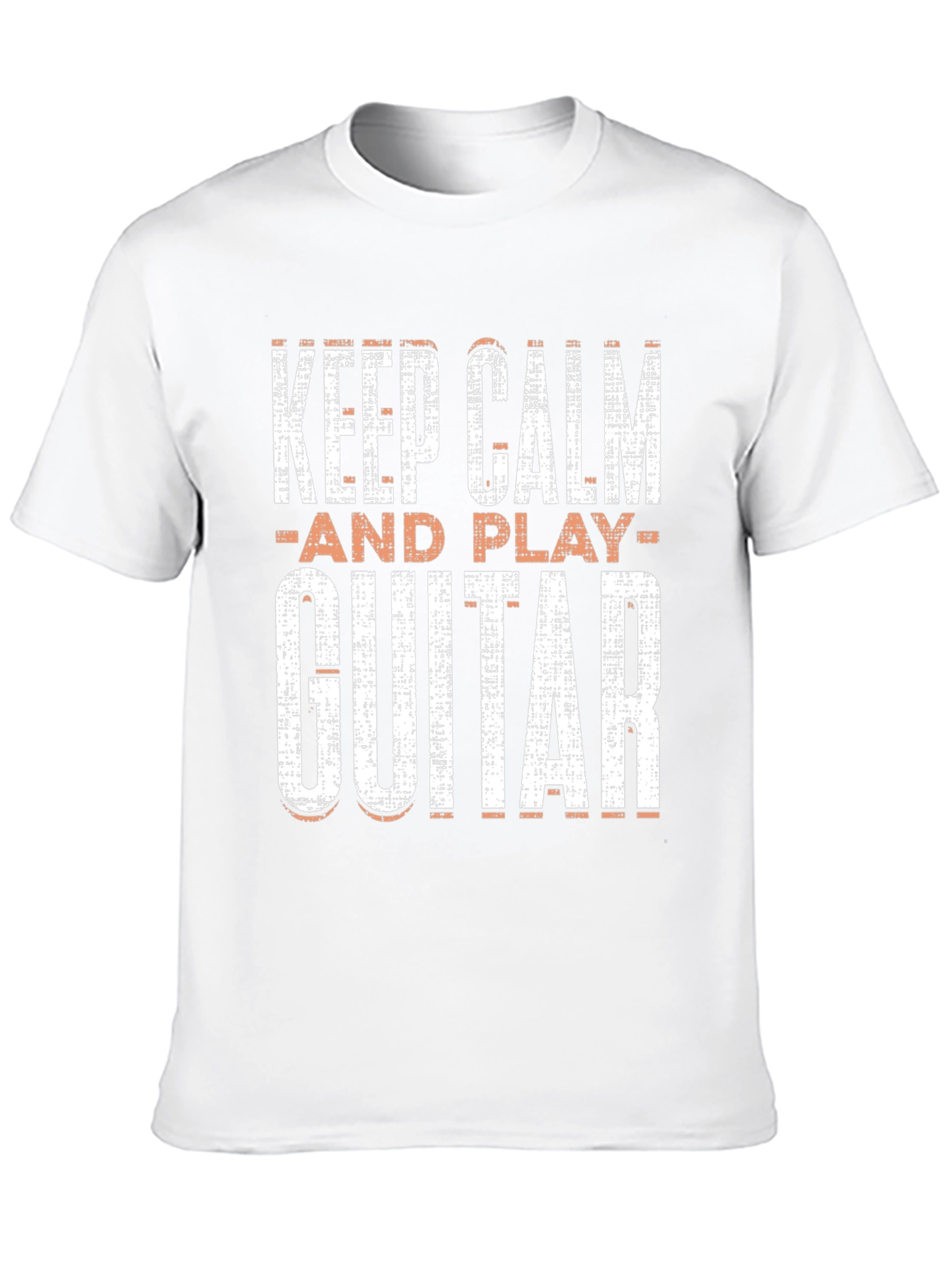 Keep Calm and Play Guitar T-Shirt - Black