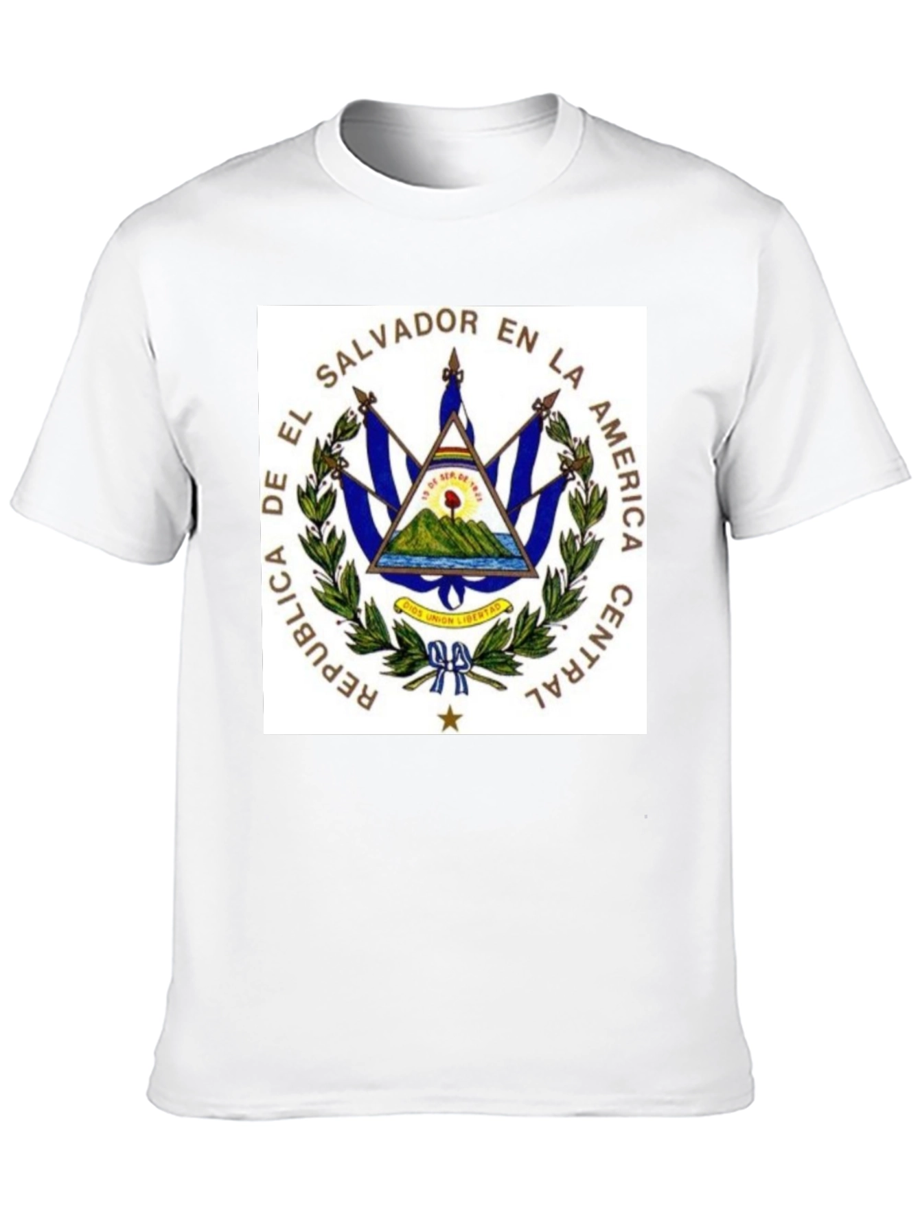 El Salvador Flag Graphic T-Shirt