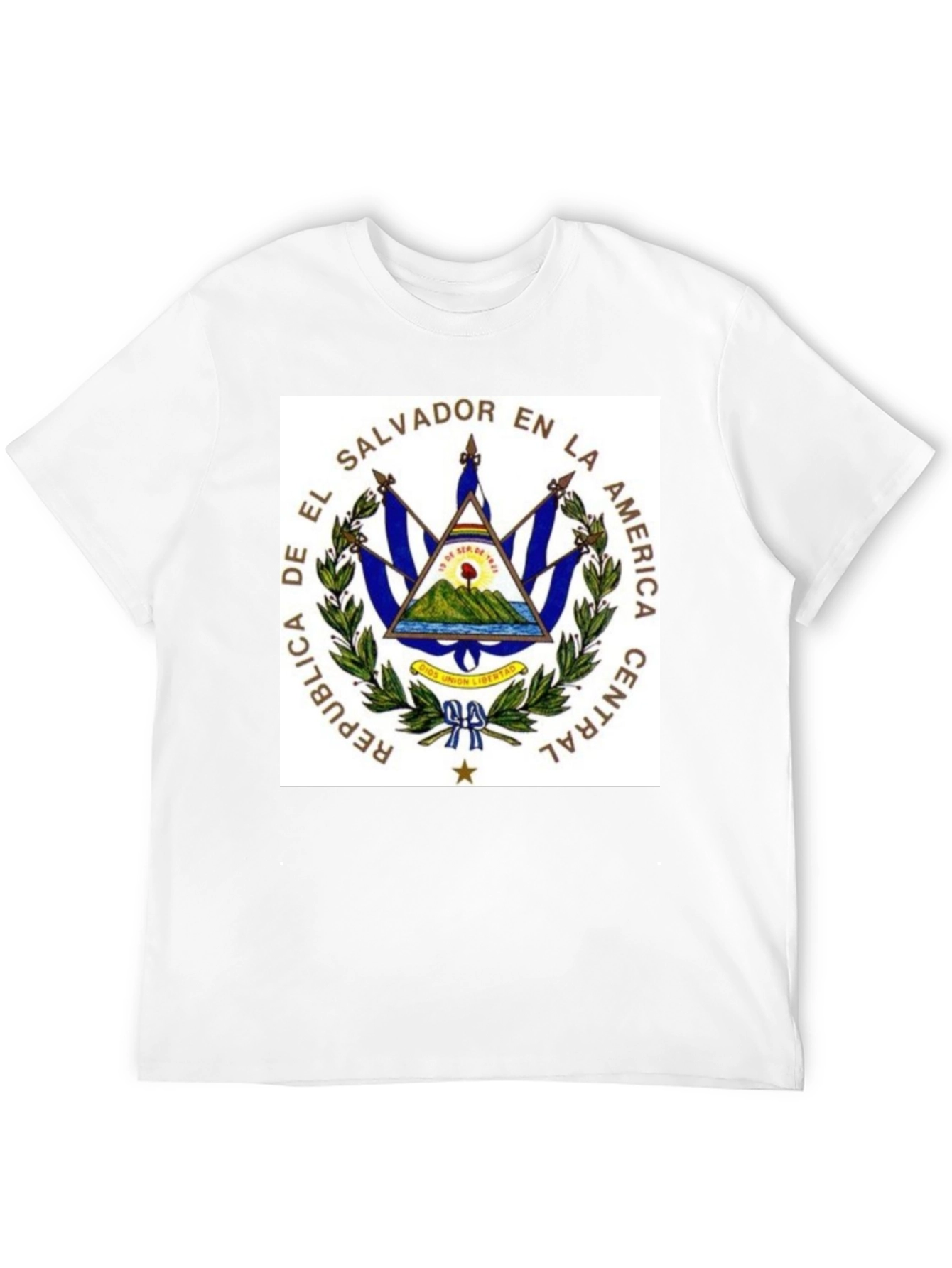 El Salvador Flag Graphic T-Shirt