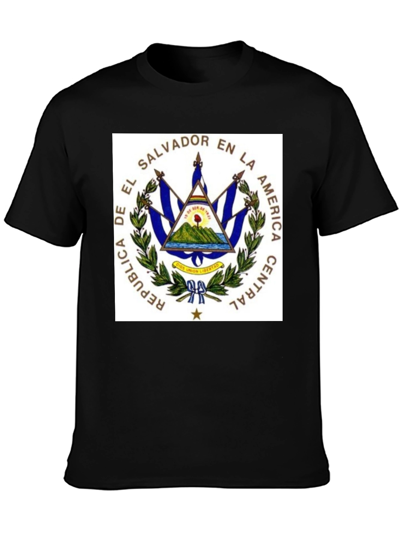 El Salvador Flag Graphic T-Shirt