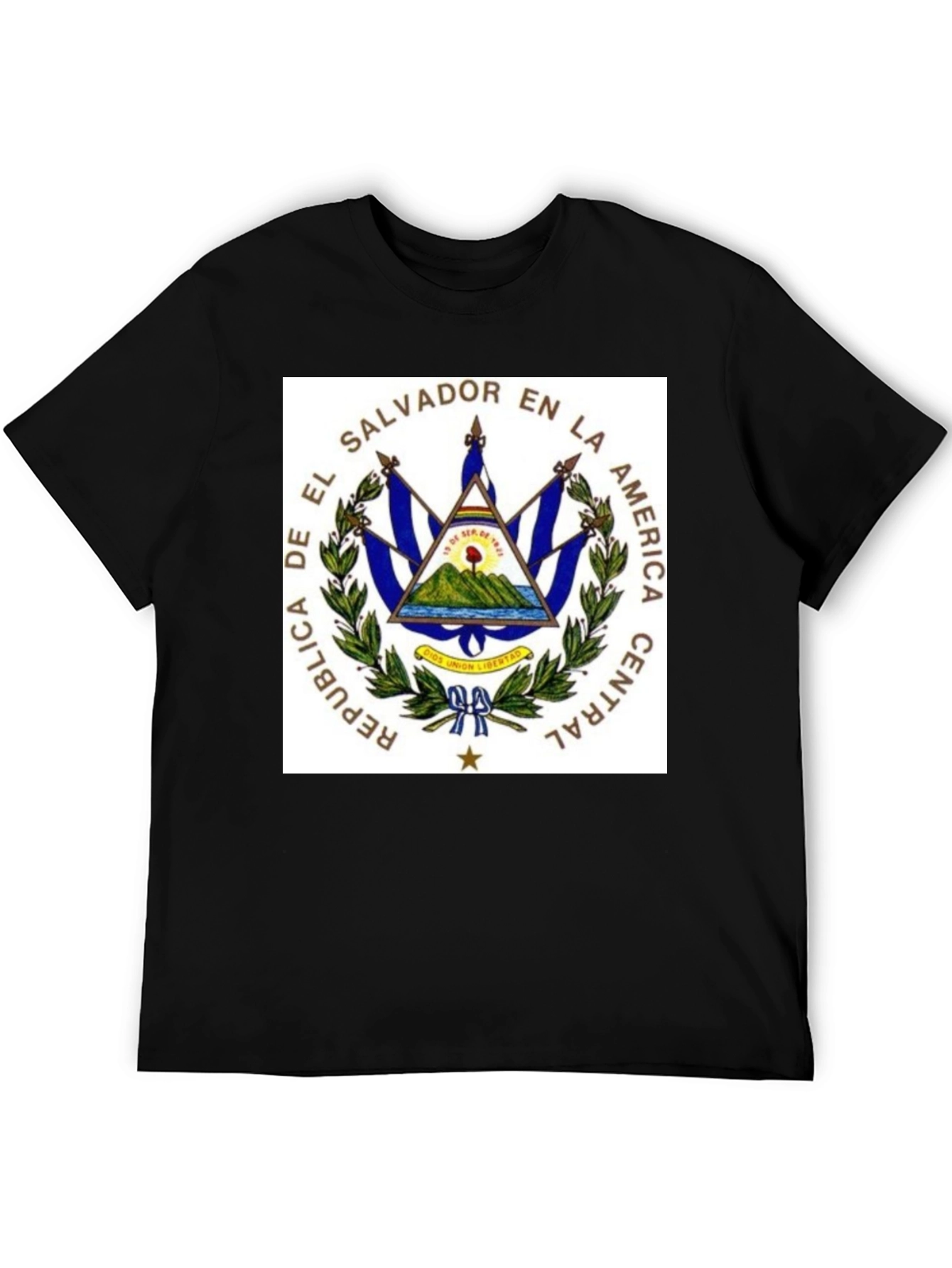 El Salvador Flag Graphic T-Shirt