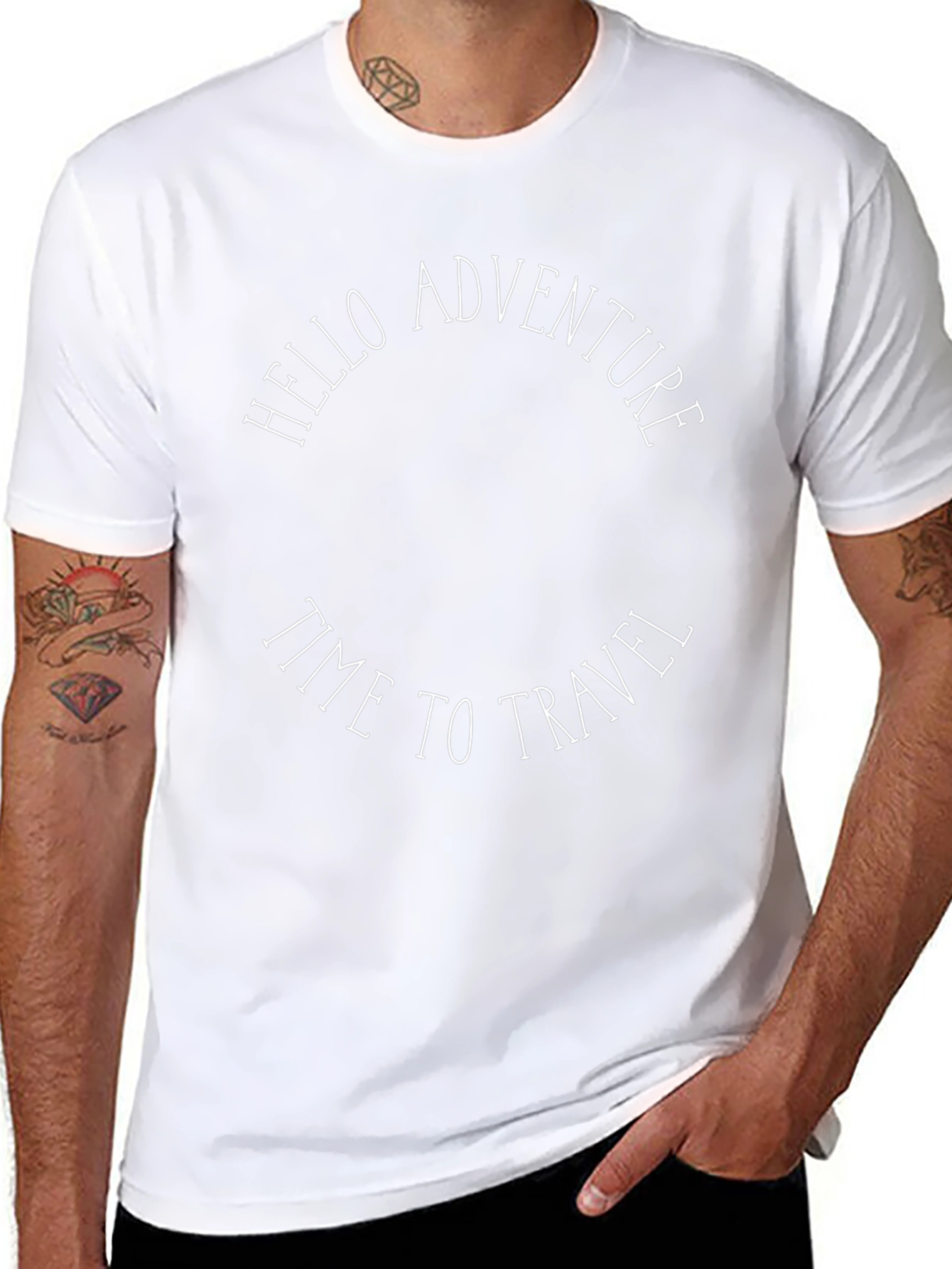 Hello Adventure T-Shirt - Time to Travel Graphic Tee
