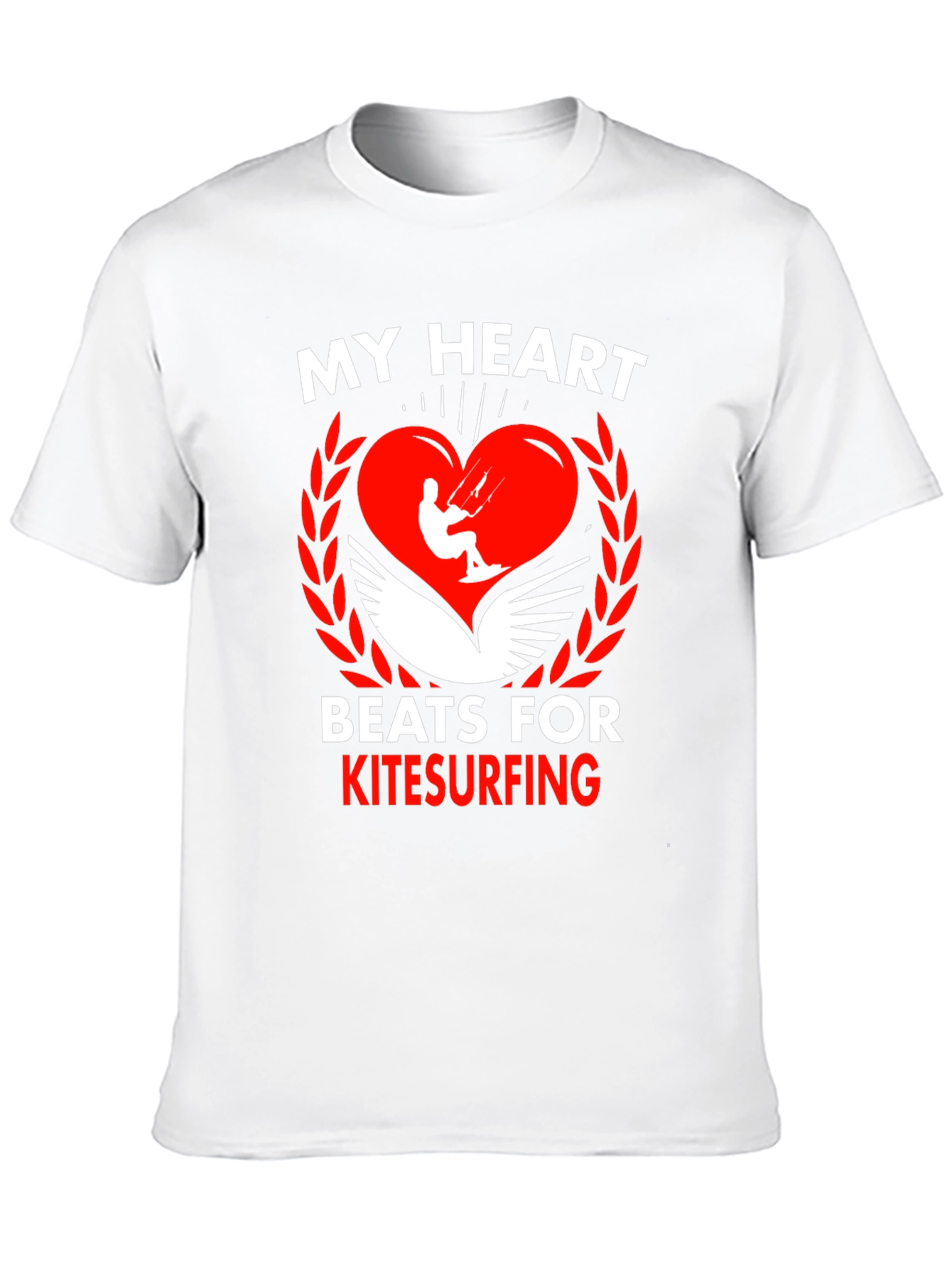My Heart Beats for Kitesurfing Graphic Tee