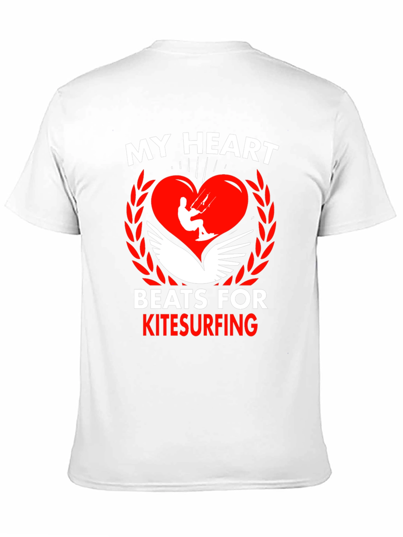 My Heart Beats for Kitesurfing Graphic Tee