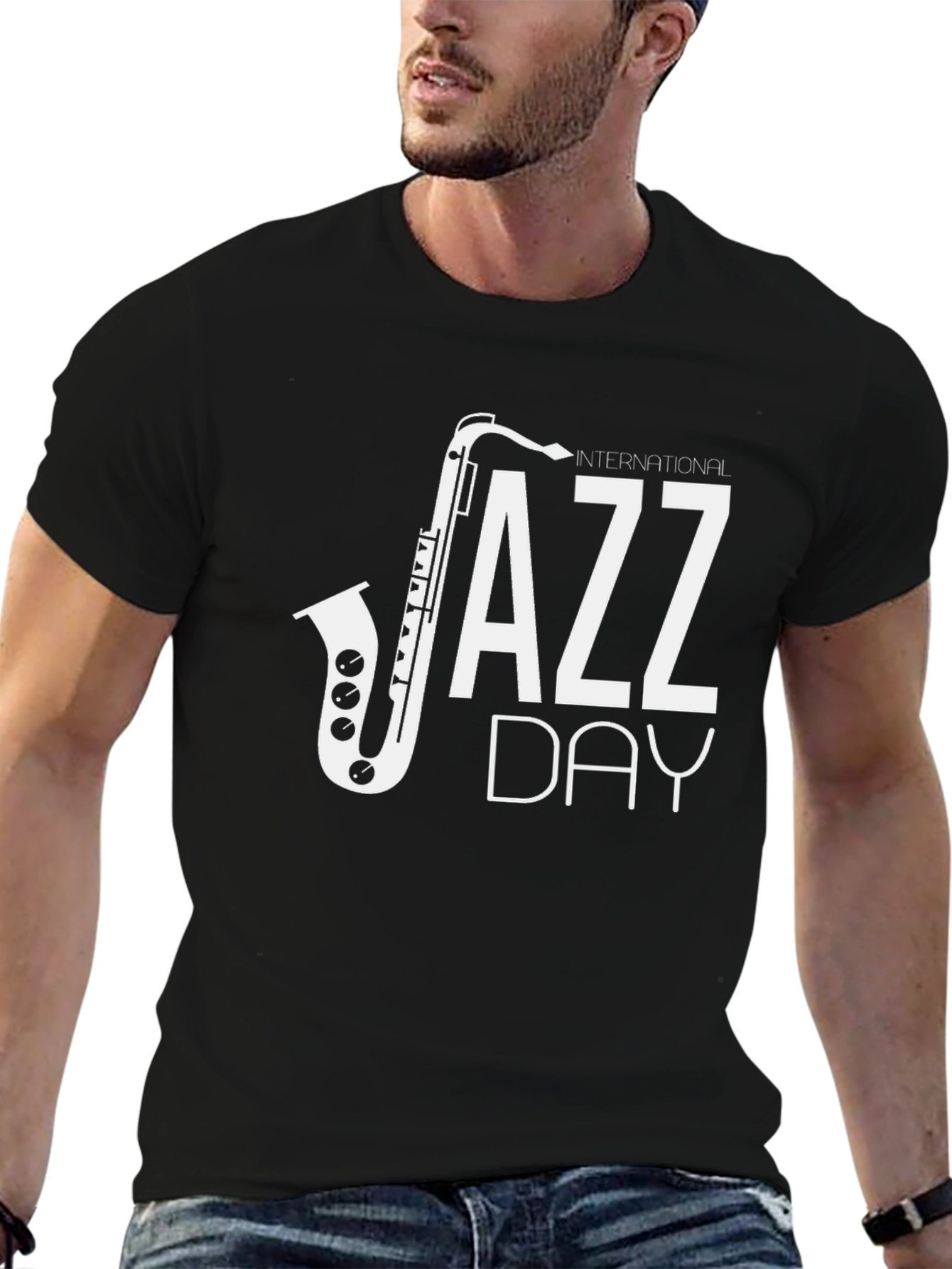 International Jazz Day Black T-Shirt