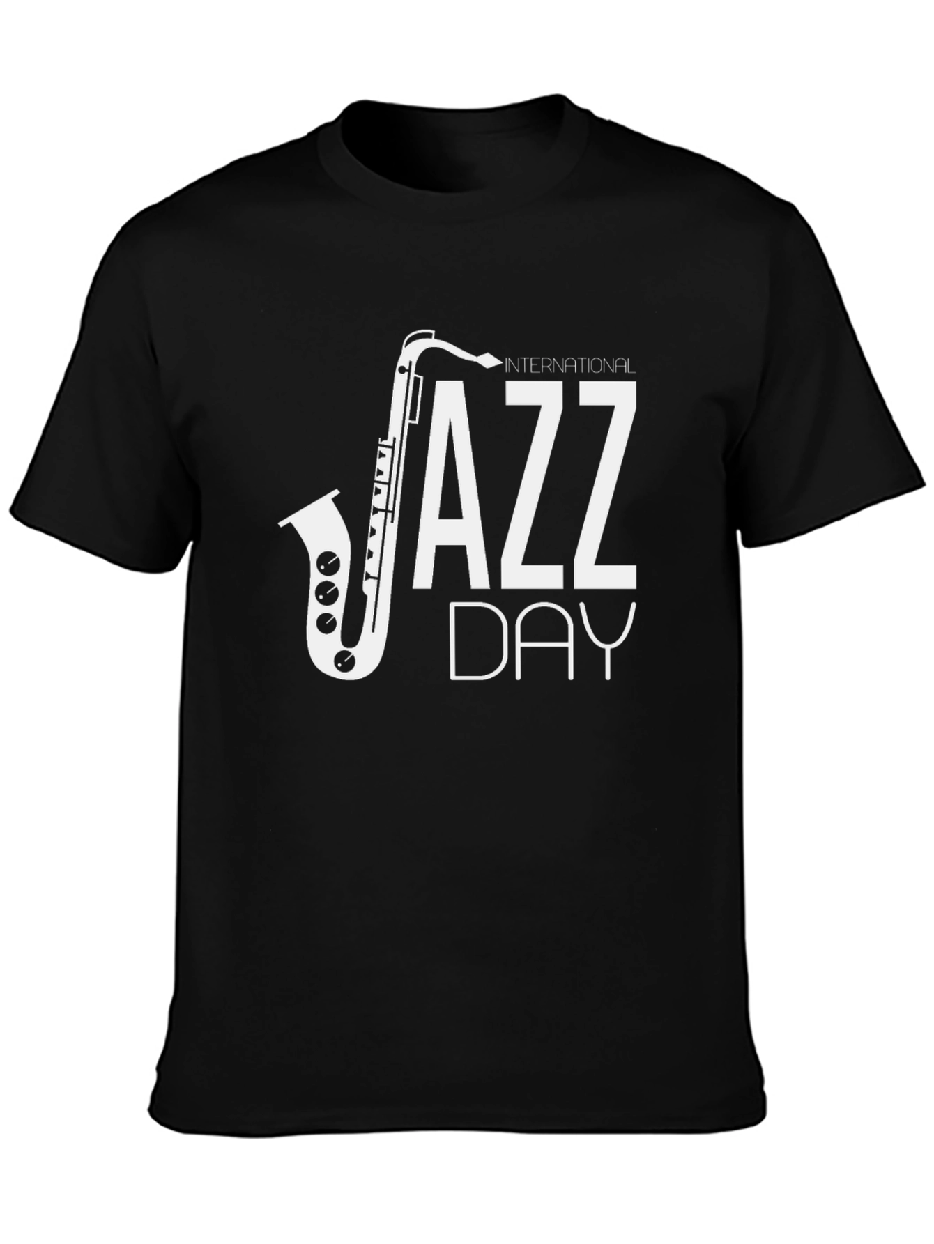 International Jazz Day Black T-Shirt