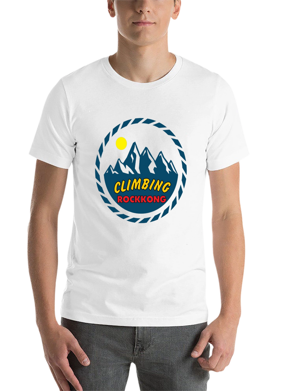 Climbing Rockkong Black Graphic Tee