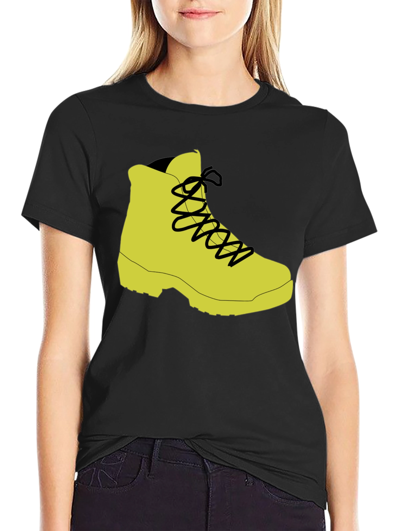Hiking Boot Graphic Tee - Black
