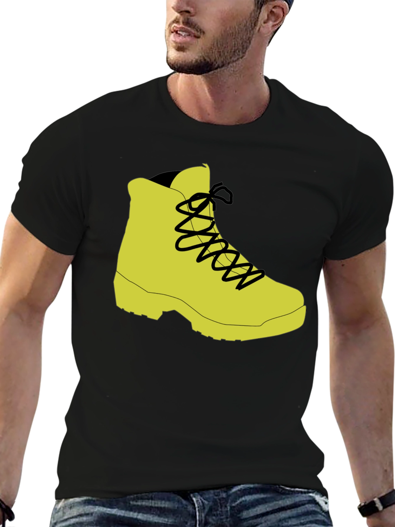 Hiking Boot Graphic Tee - Black