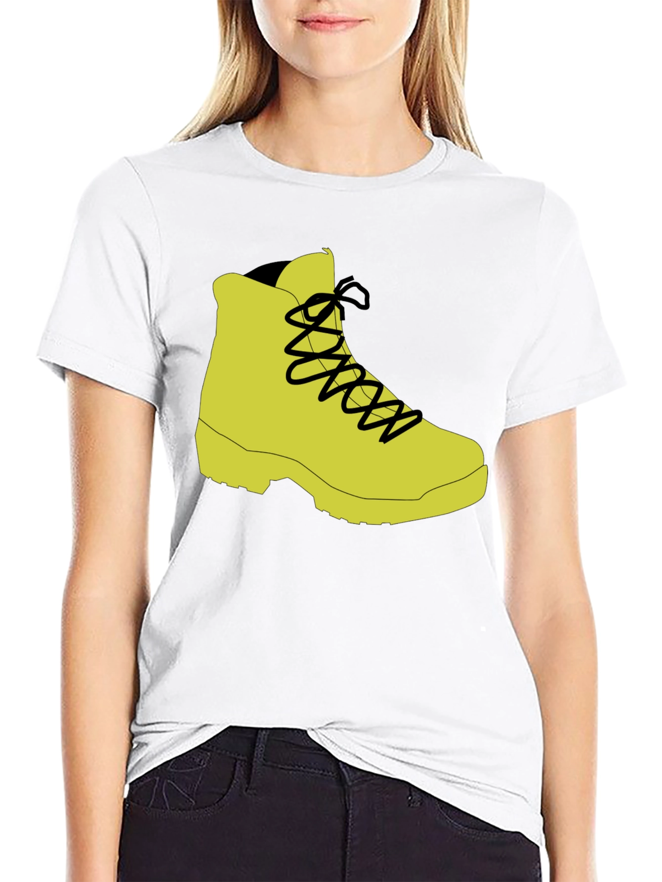 Hiking Boot Graphic Tee - Black