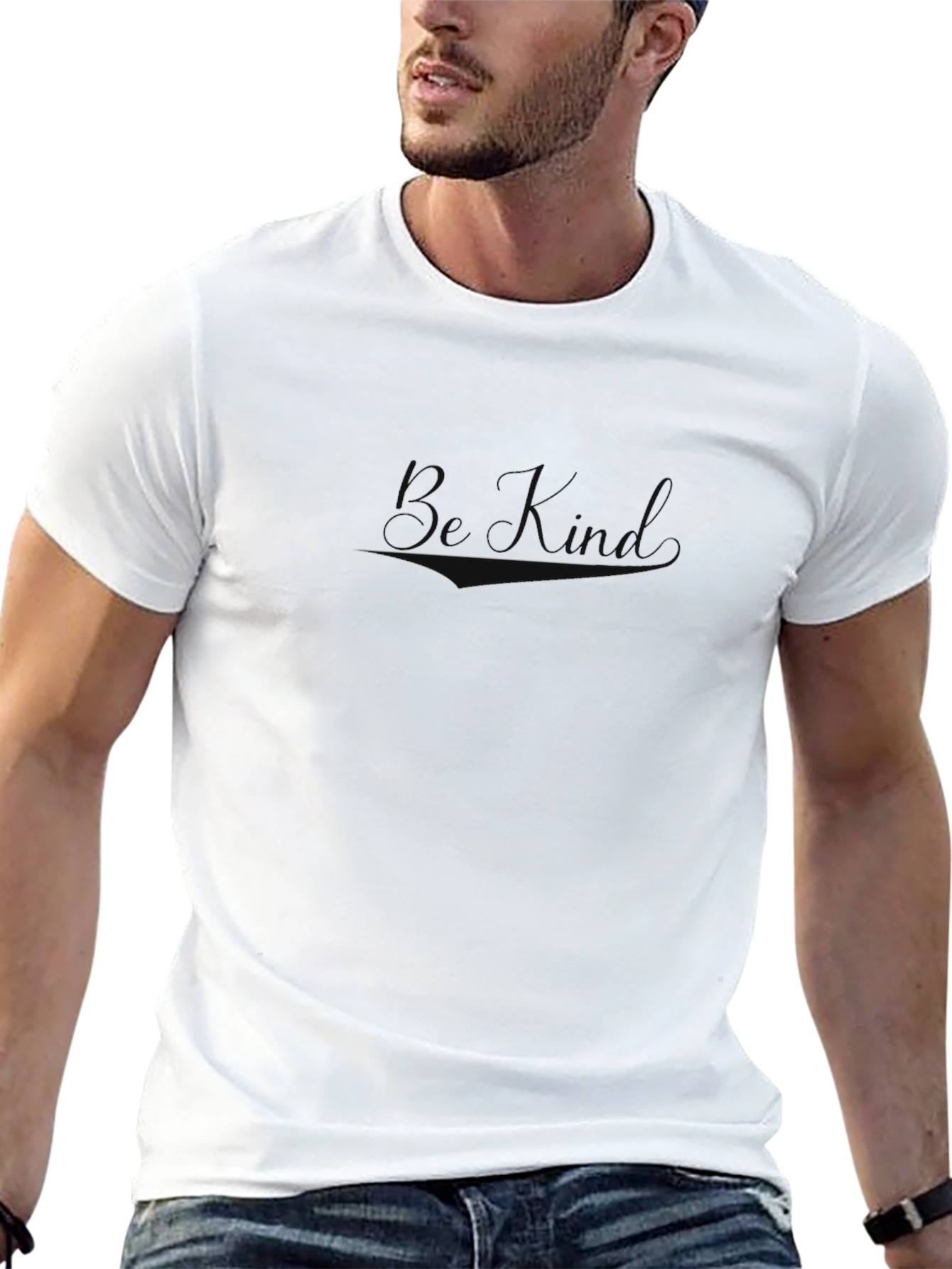 Be Kind Black Crew Neck T-Shirt
