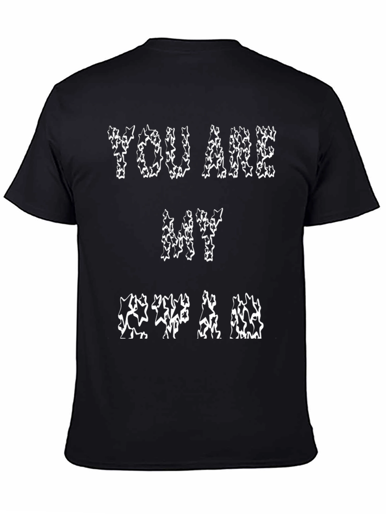 YOU ARE MY STAR T-Shirt - Black Cotton Tee