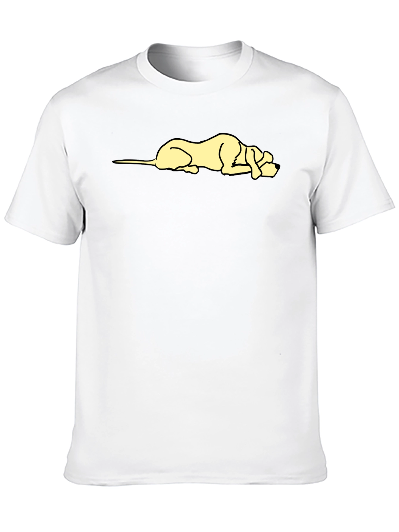 Lazy Dog Graphic T-Shirt - Casual Cotton Tee