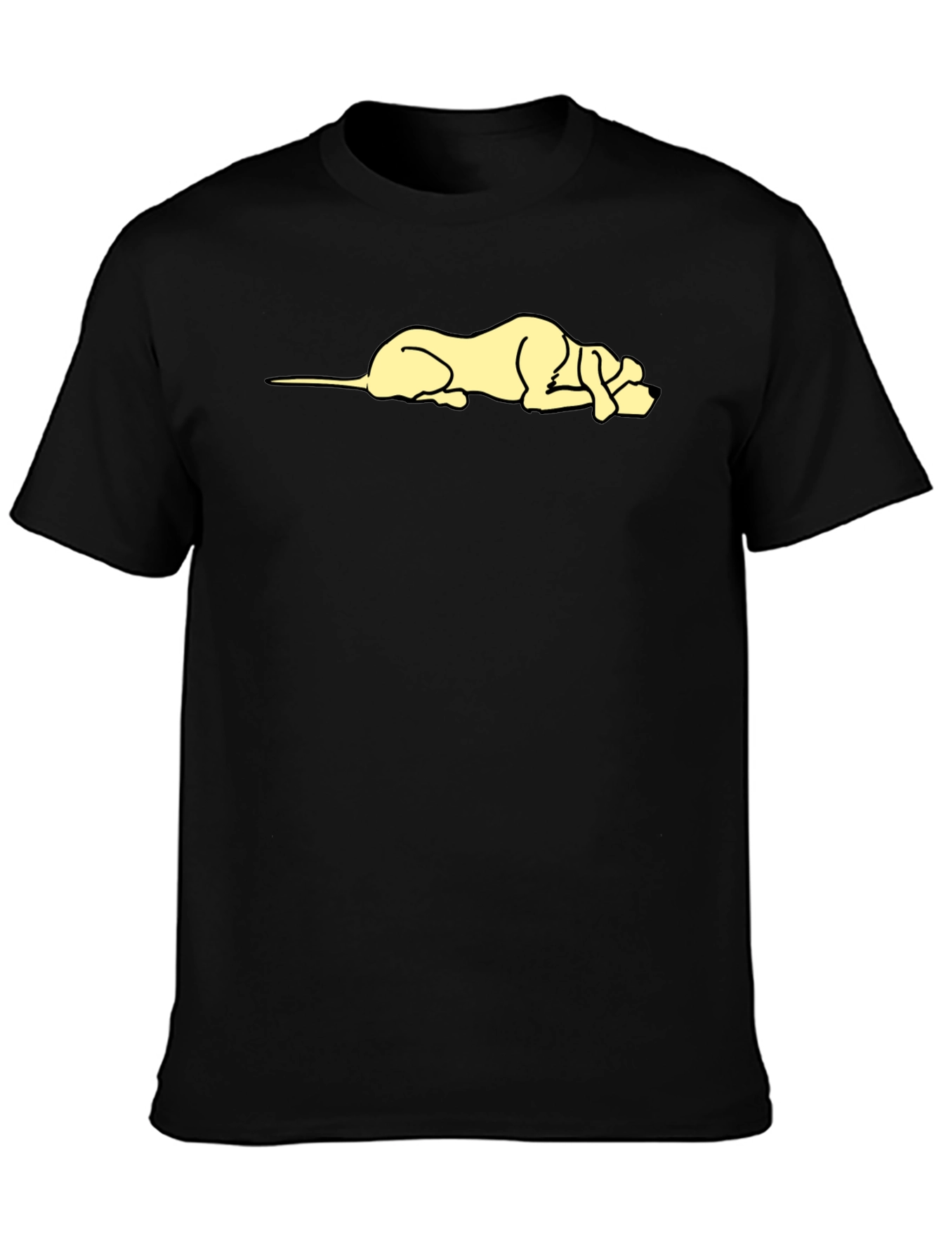 Lazy Dog Graphic T-Shirt - Casual Cotton Tee