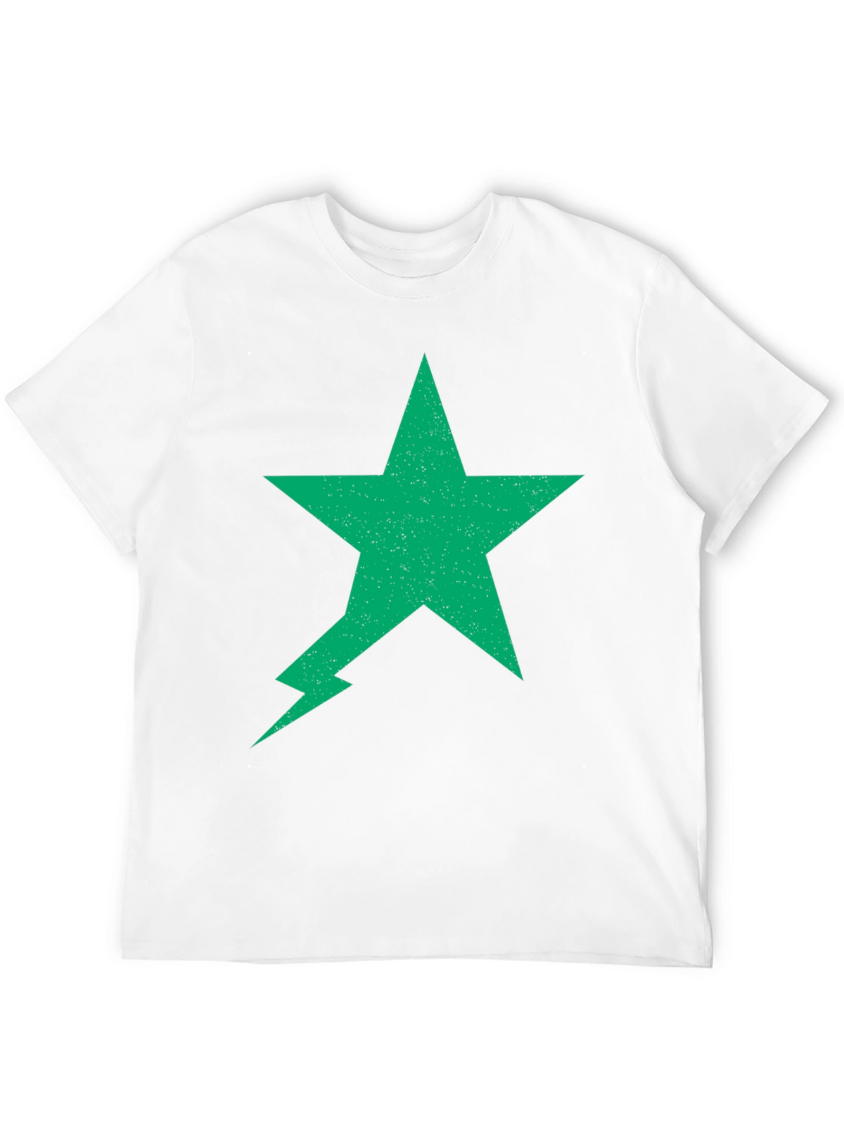 Green Star Lightning Bolt Black Tee