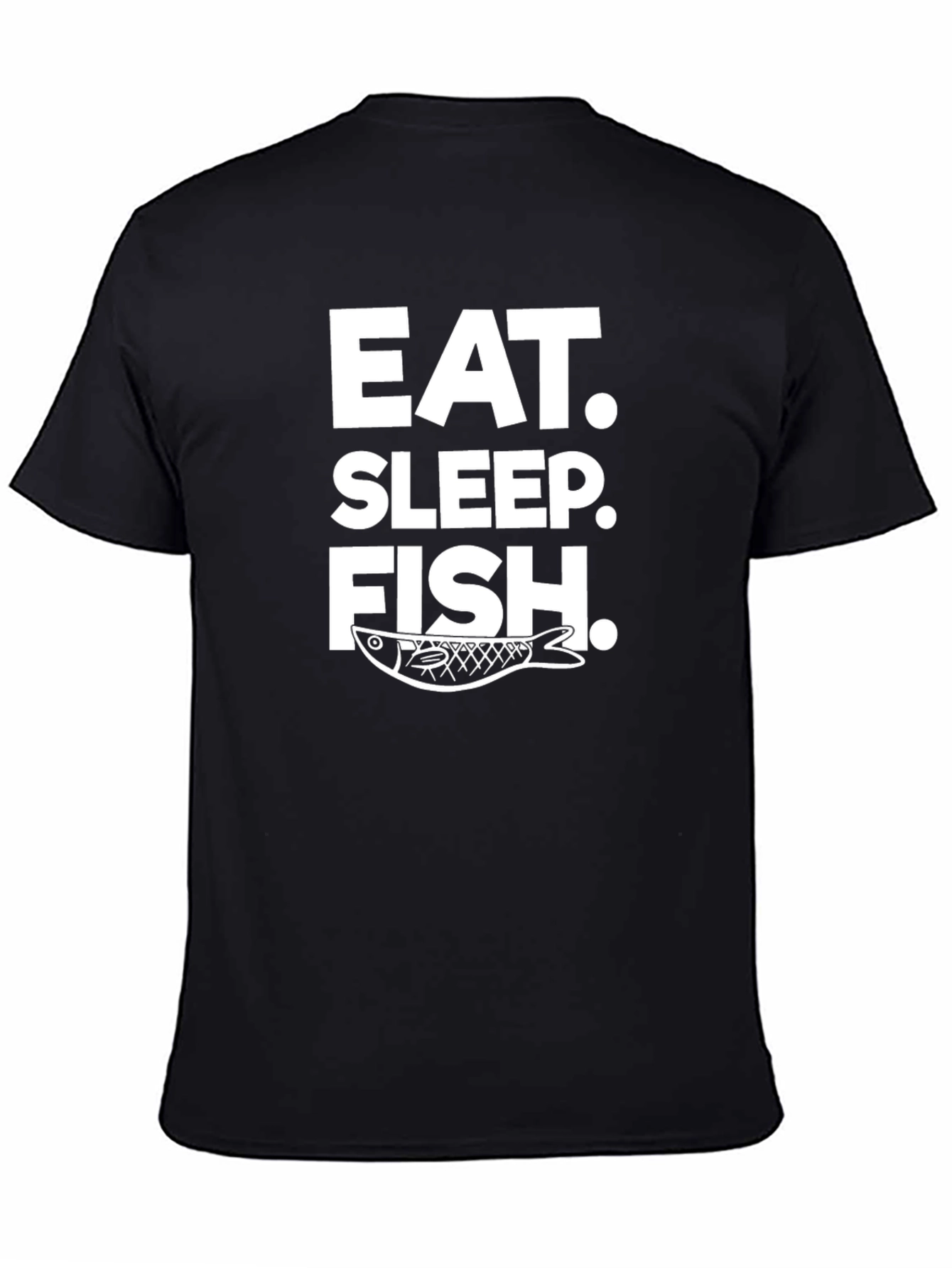 Eat Sleep Fish T-Shirt - Funny Fishing Tee