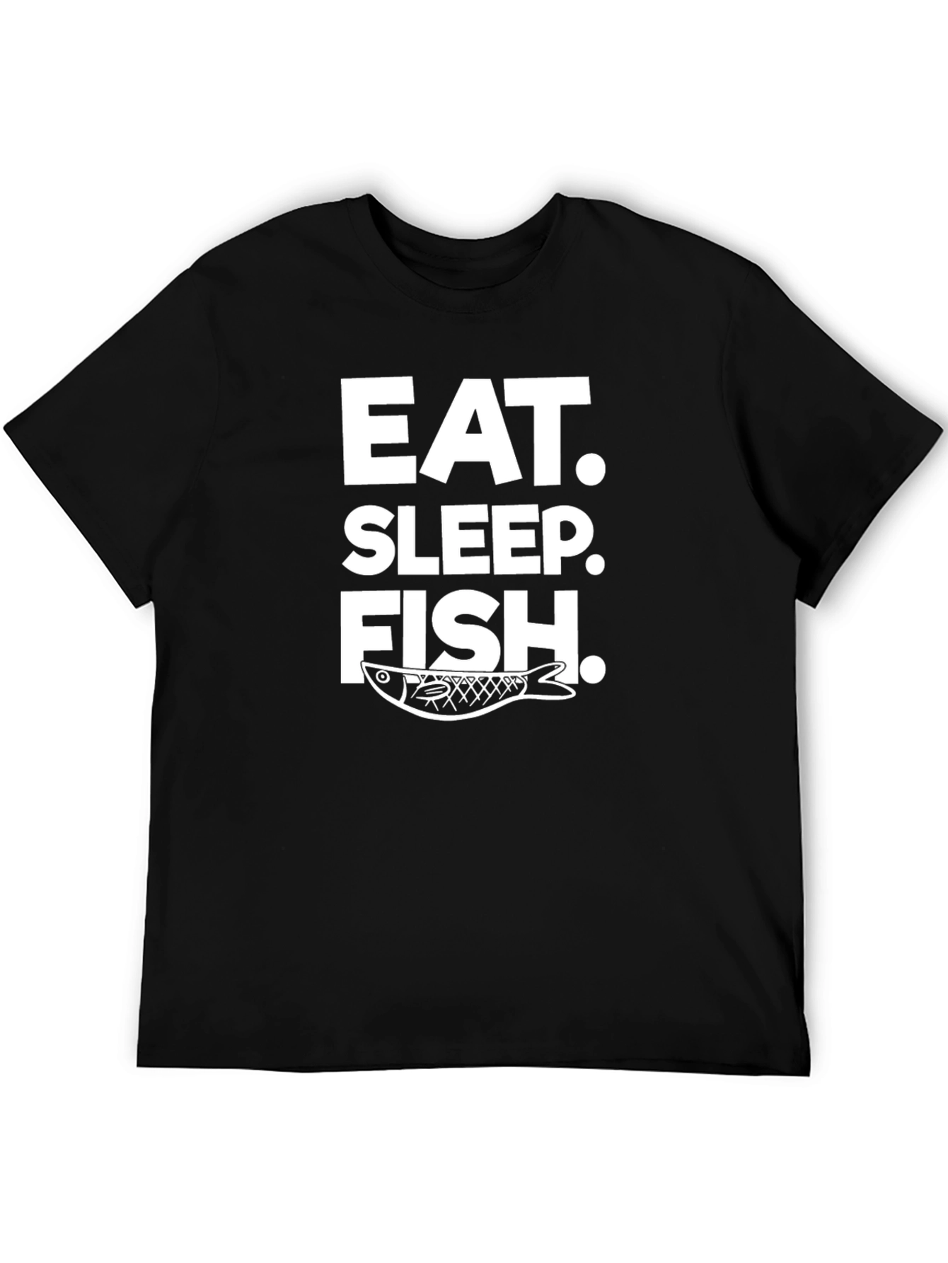Eat Sleep Fish T-Shirt - Funny Fishing Tee