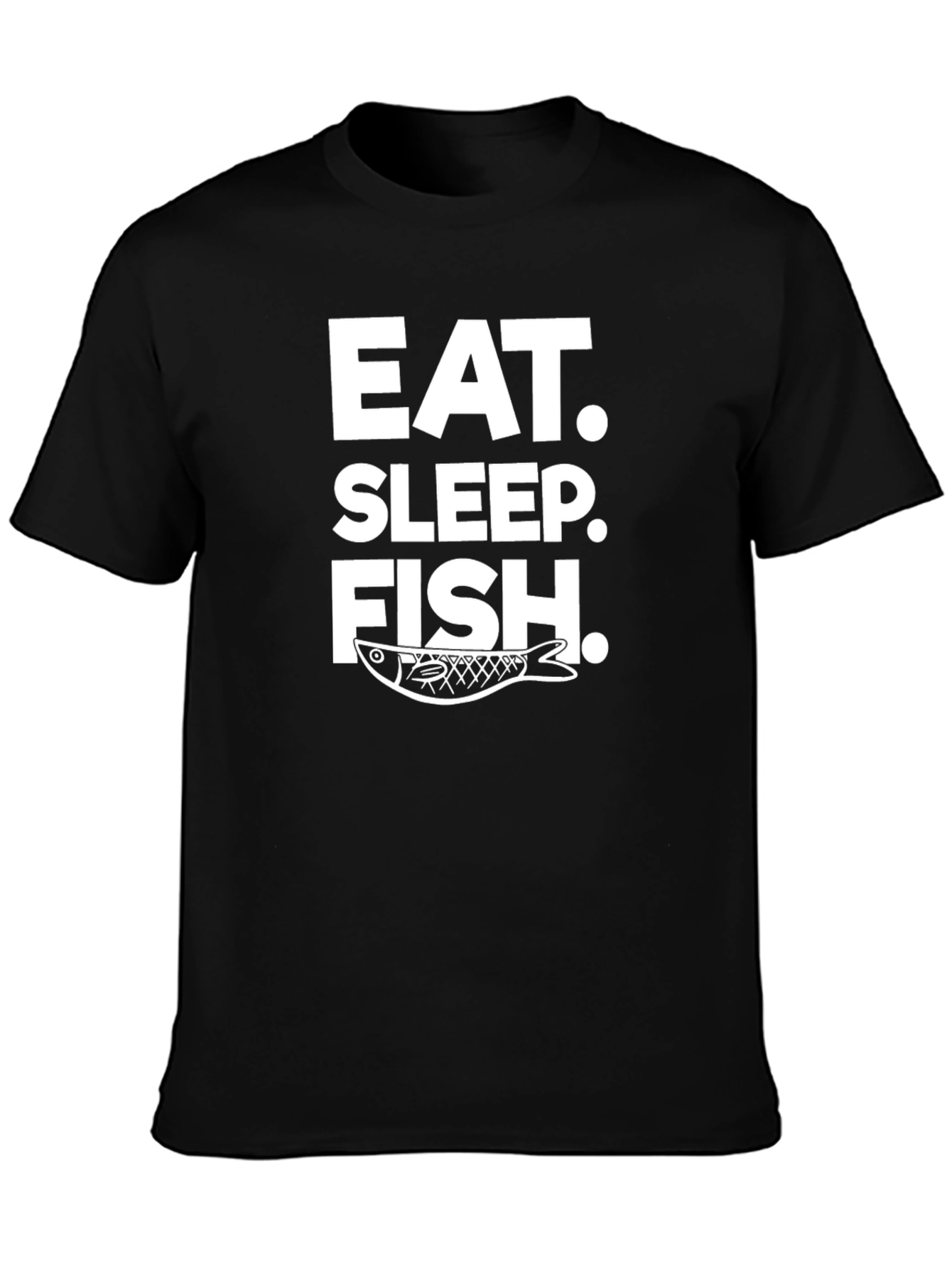 Eat Sleep Fish T-Shirt - Funny Fishing Tee