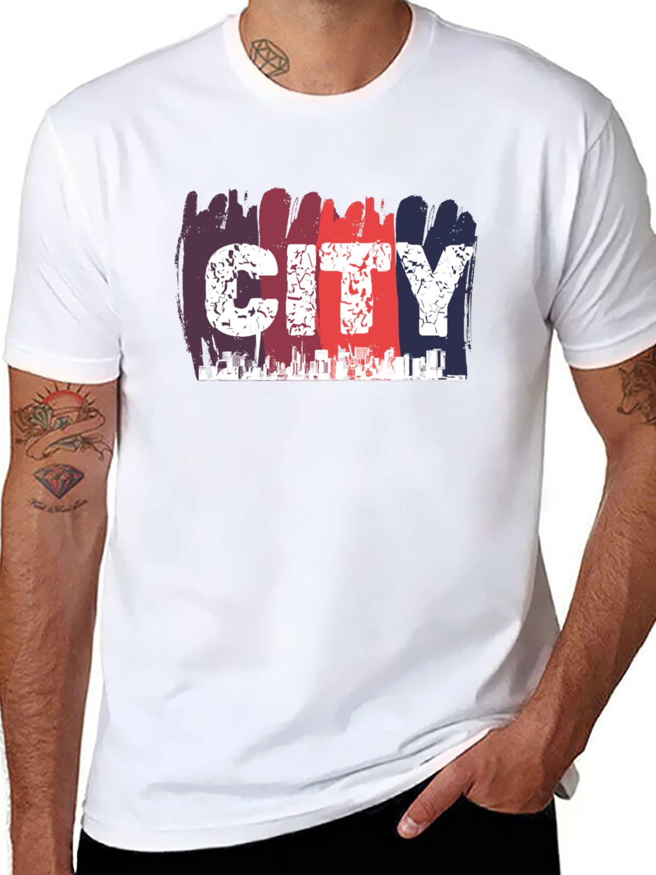 Urban Cityscape Graphic Tee