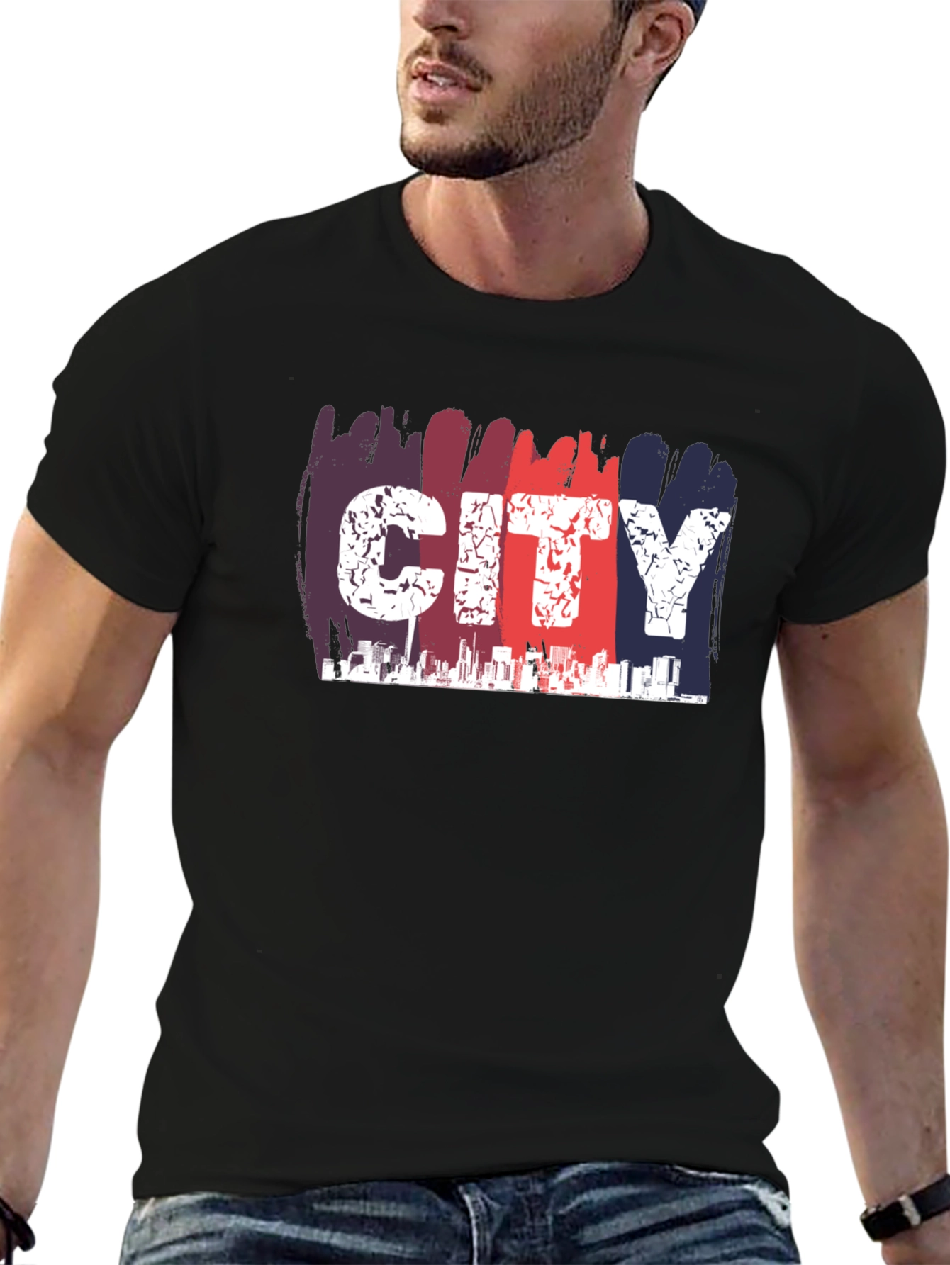 Urban Cityscape Graphic Tee