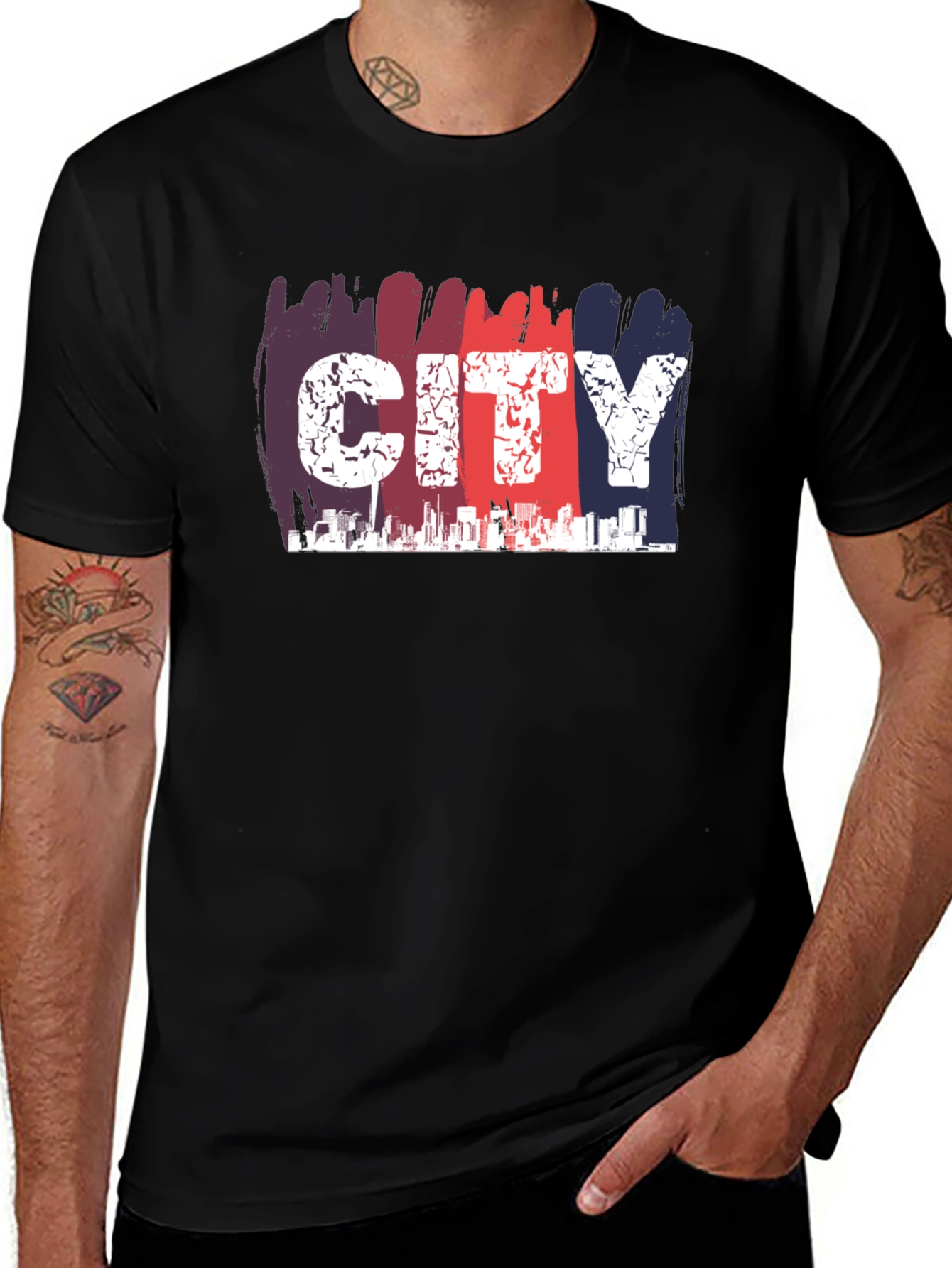 Urban Cityscape Graphic Tee