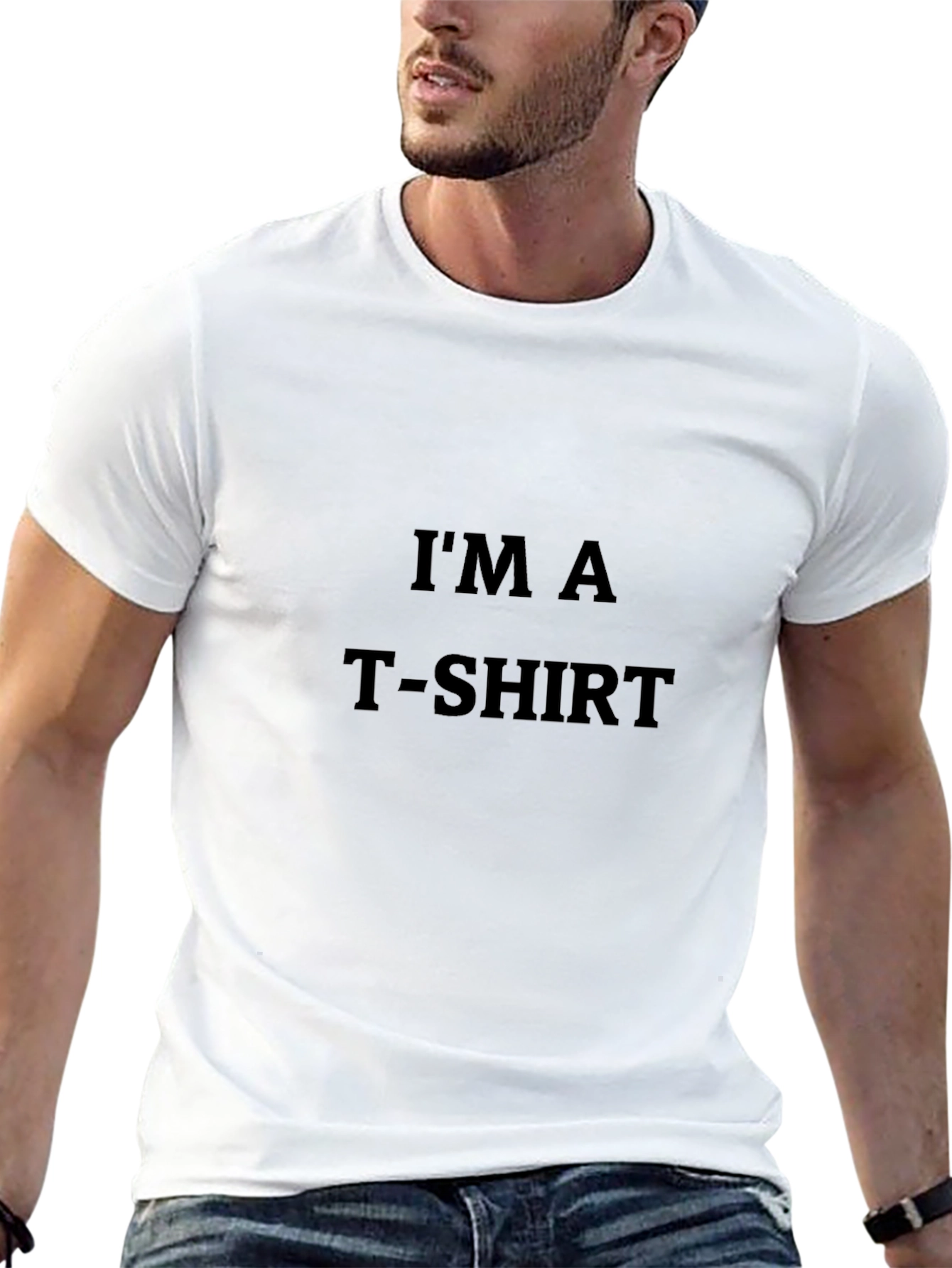 Im a T-Shirt - Funny Mens Black Tee