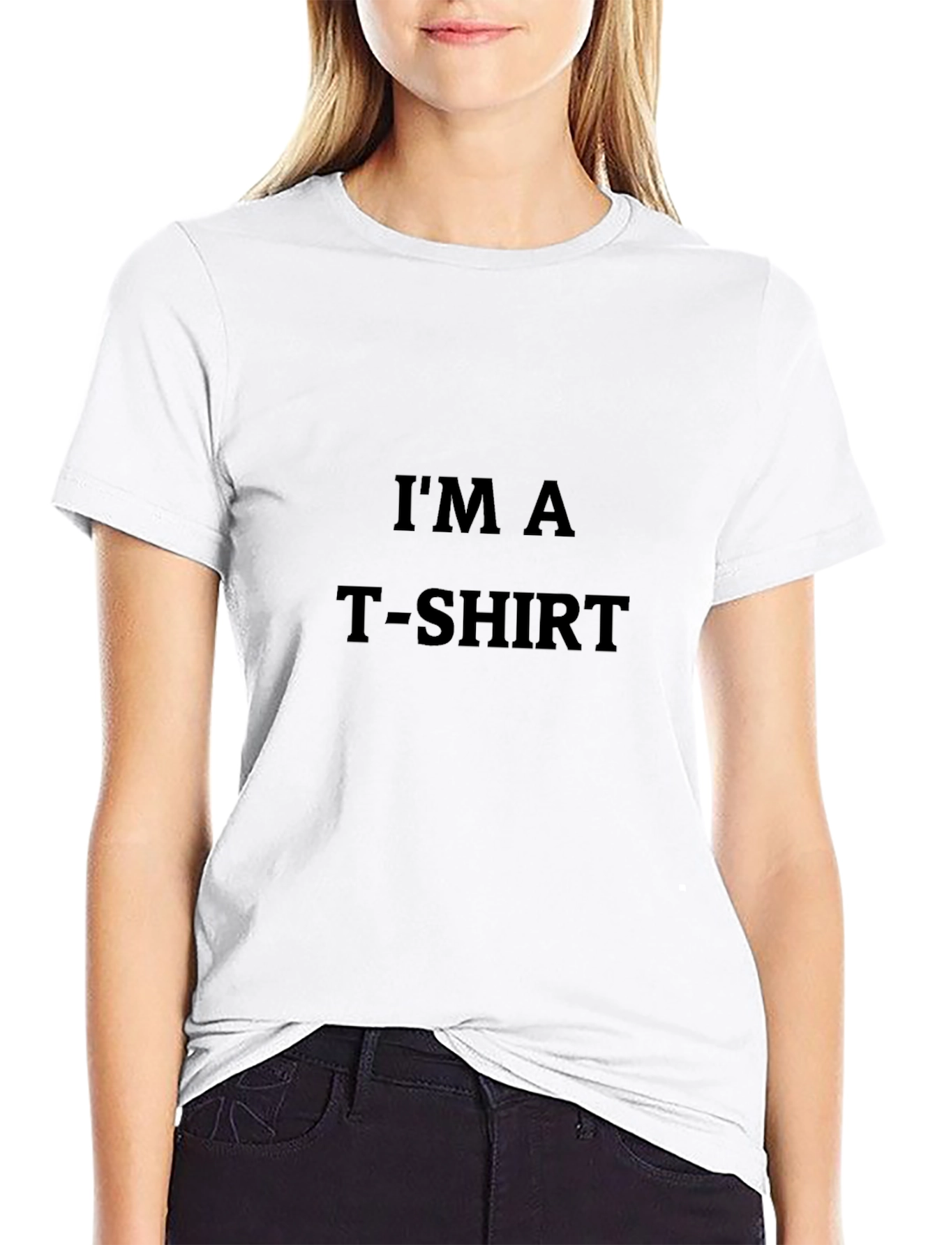 Im a T-Shirt - Funny Mens Black Tee