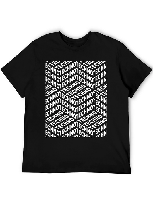 Abstract Techno Graphic T-Shirt