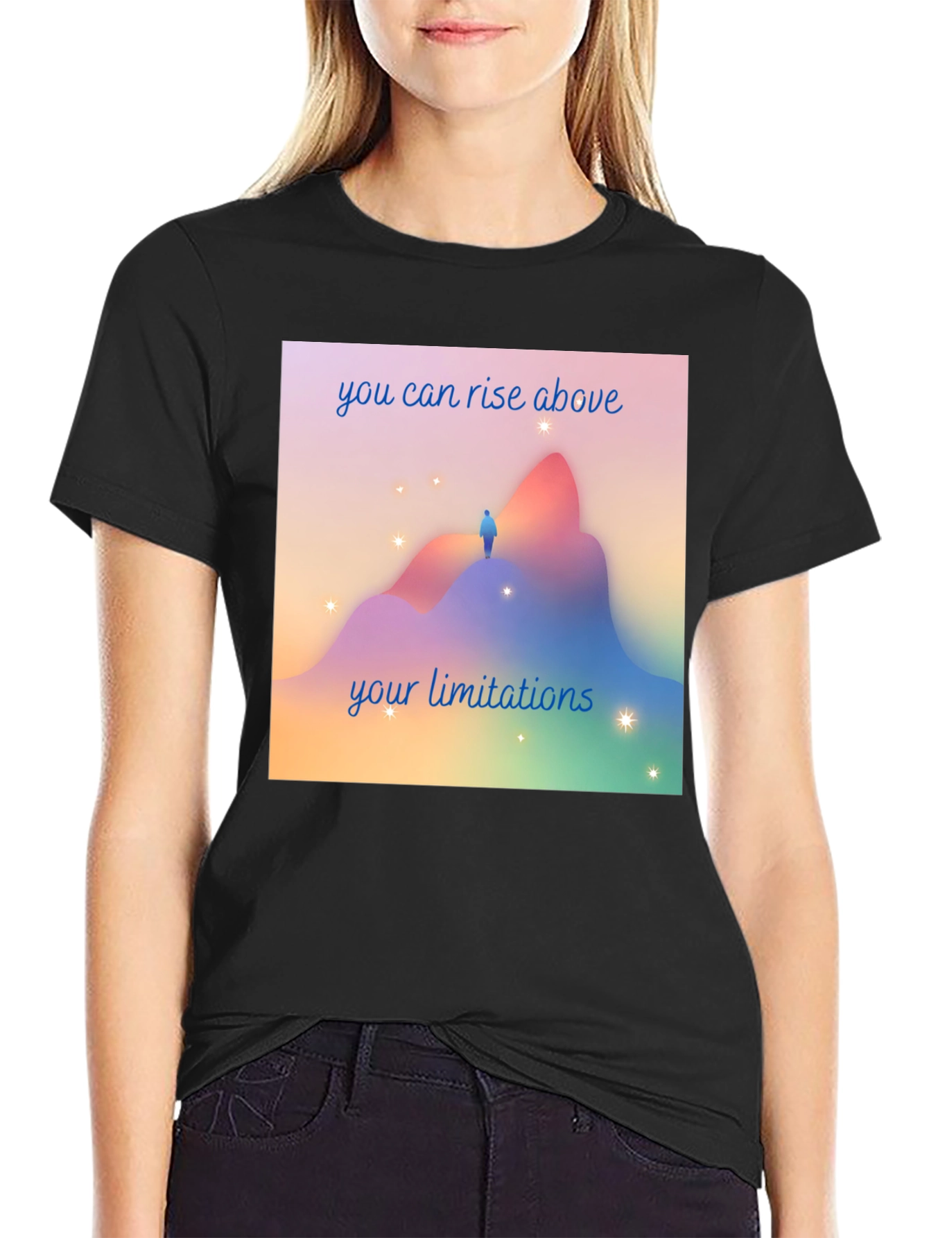 Motivational T-Shirt: Rise Above Limitations
