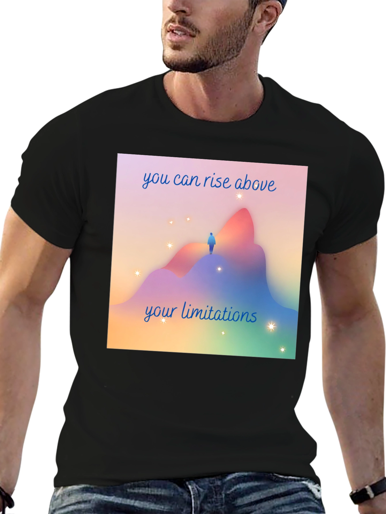 Motivational T-Shirt: Rise Above Limitations