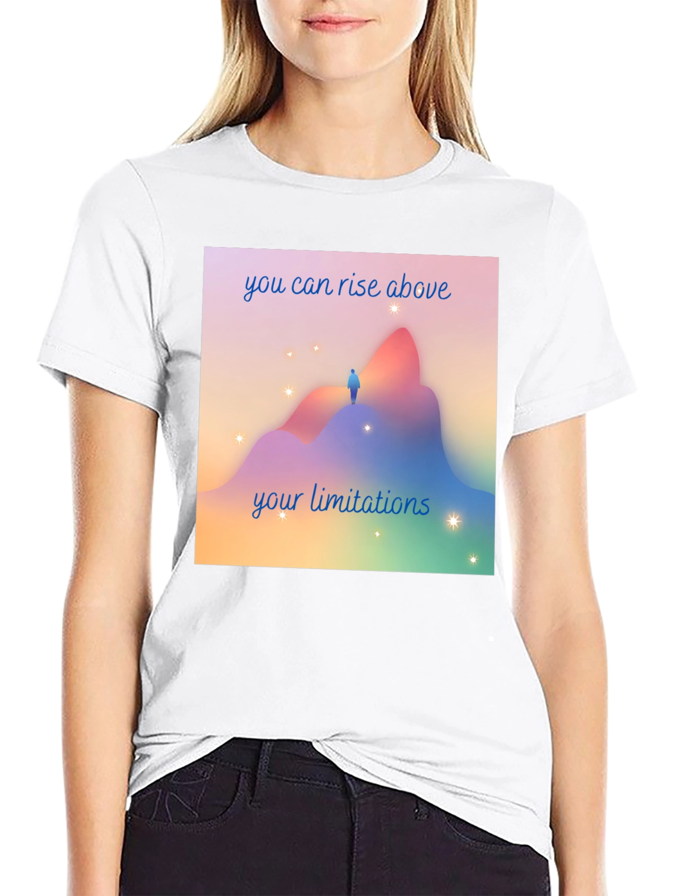 Motivational T-Shirt: Rise Above Limitations