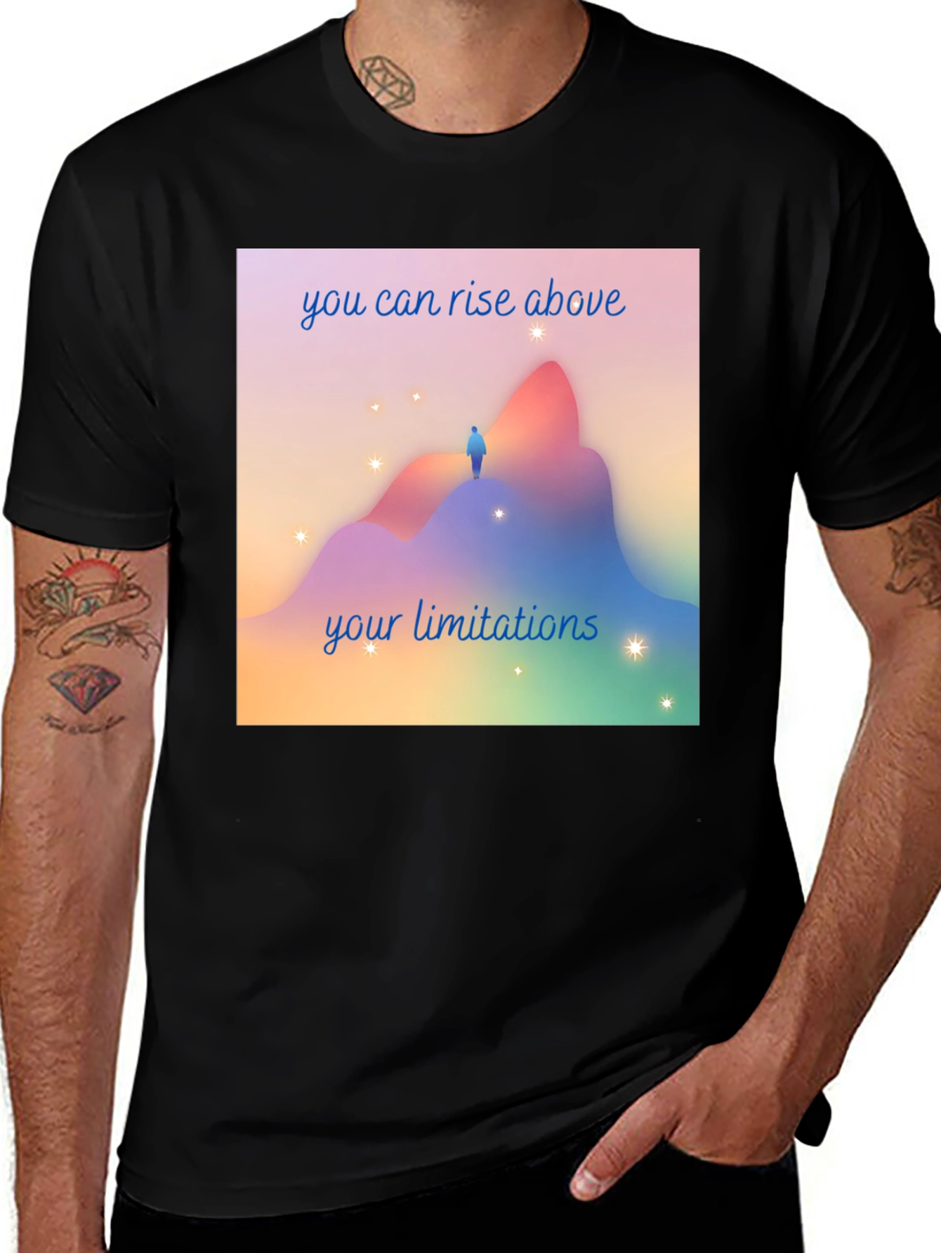Motivational T-Shirt: Rise Above Limitations