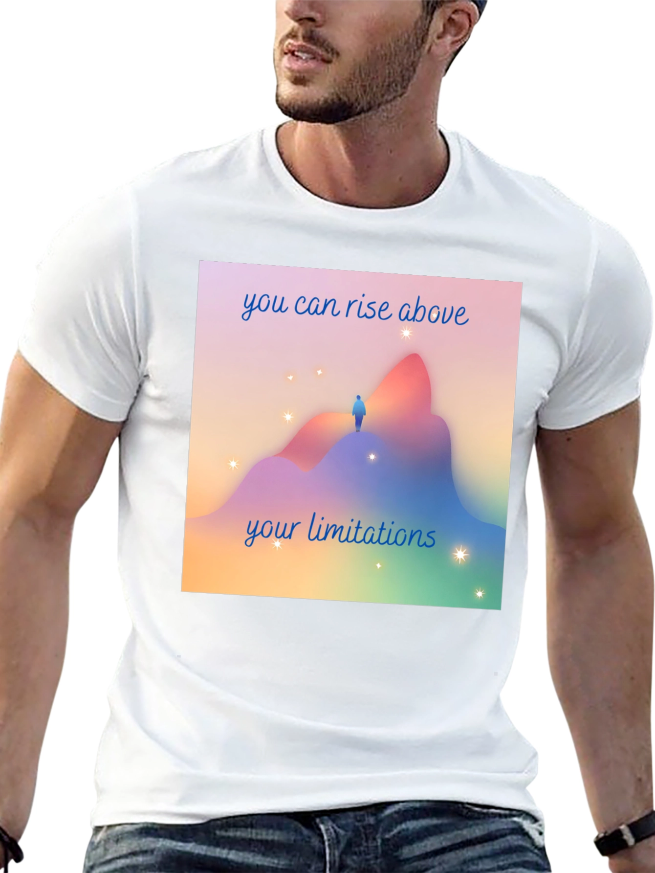 Motivational T-Shirt: Rise Above Limitations