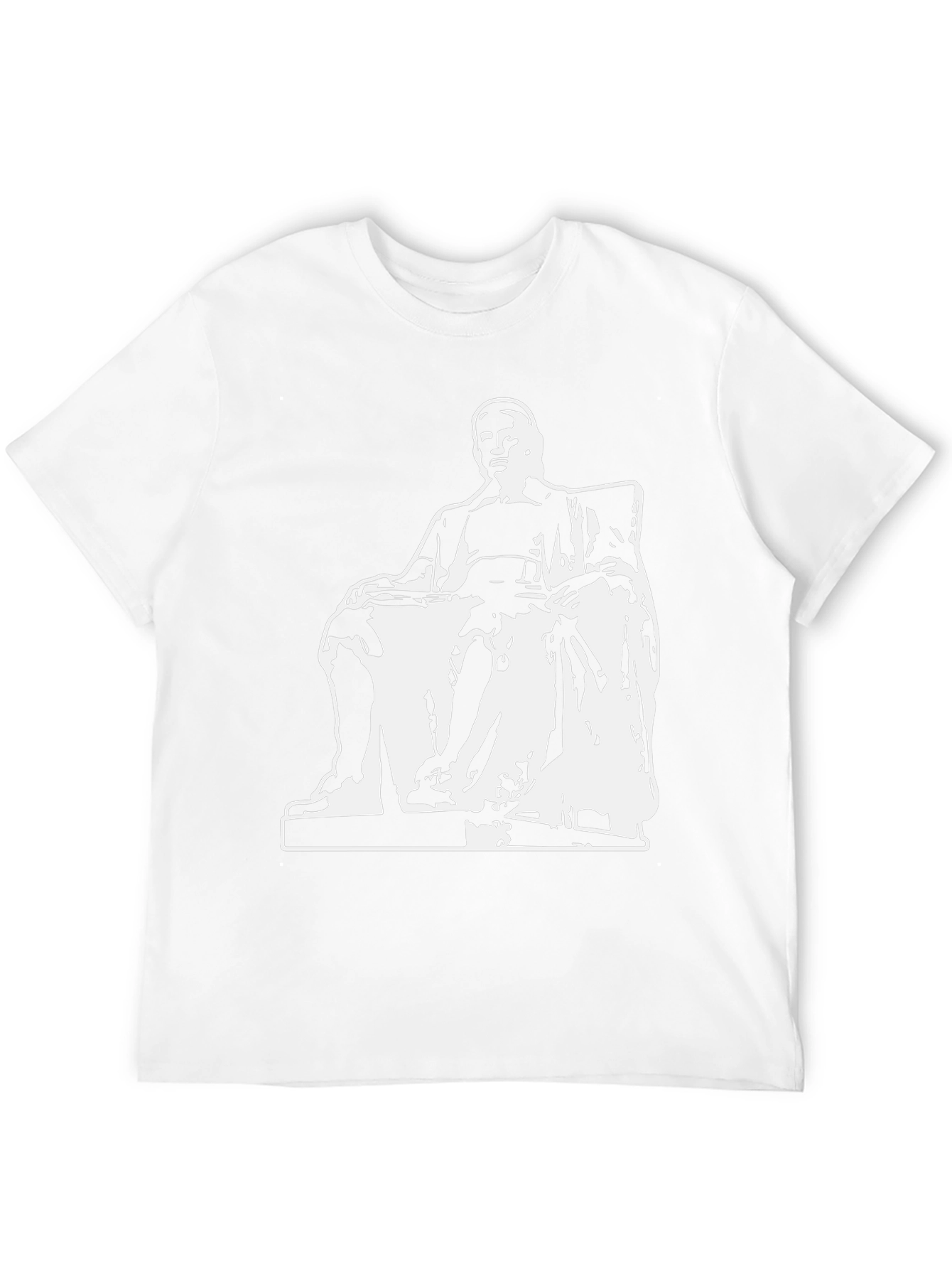Statue Graphic Black T-Shirt - Bold Design