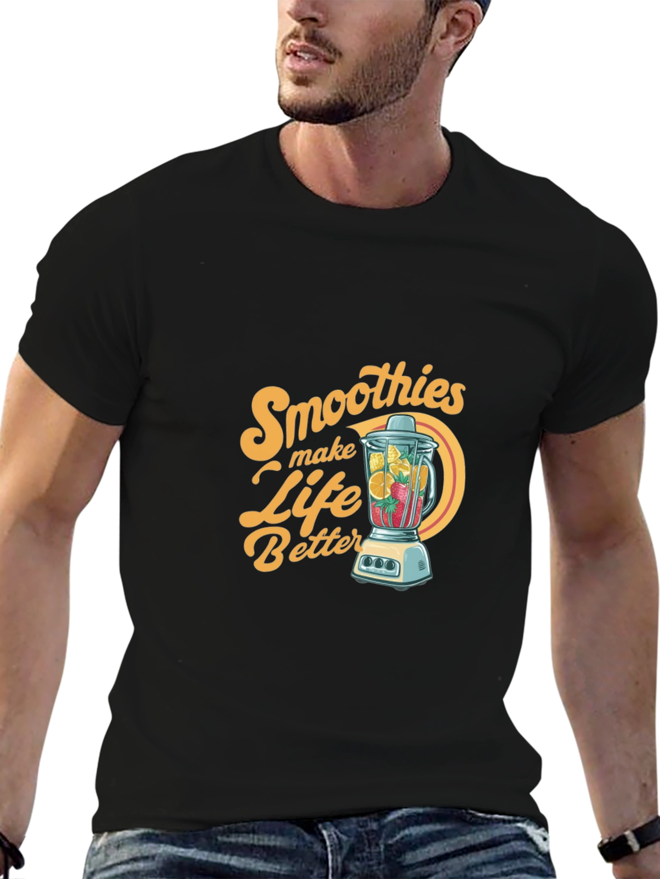 Smoothies Make Life Better Graphic T-Shirt