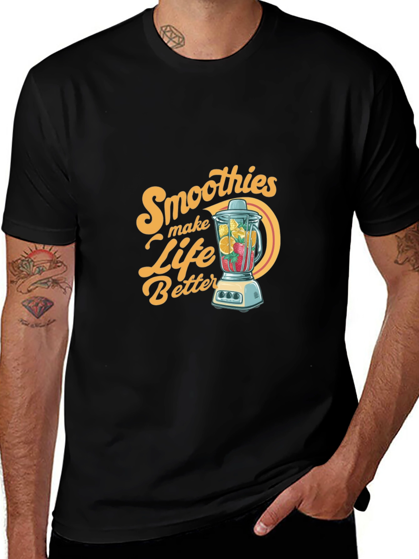 Smoothies Make Life Better Graphic T-Shirt