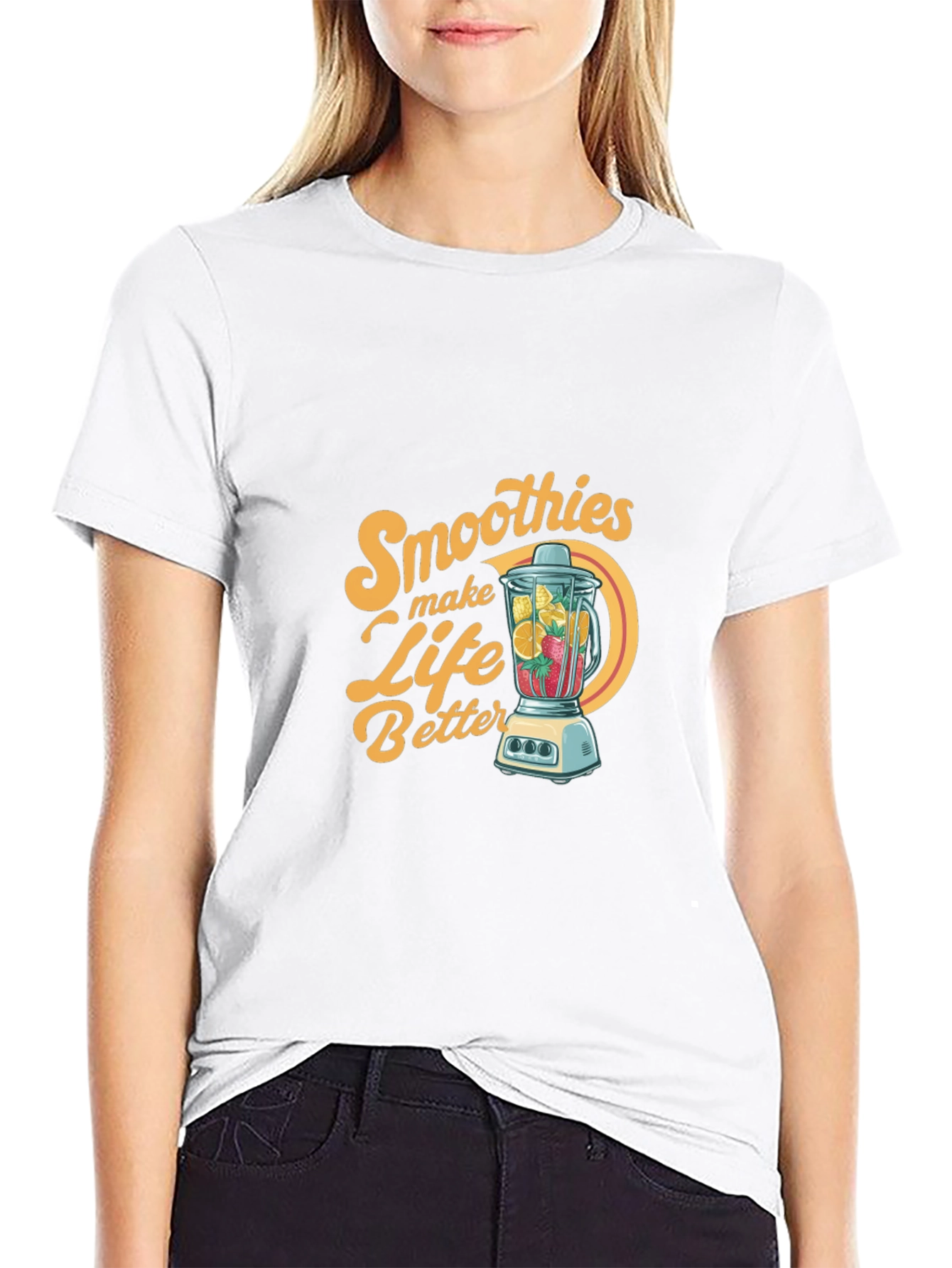 Smoothies Make Life Better Graphic T-Shirt