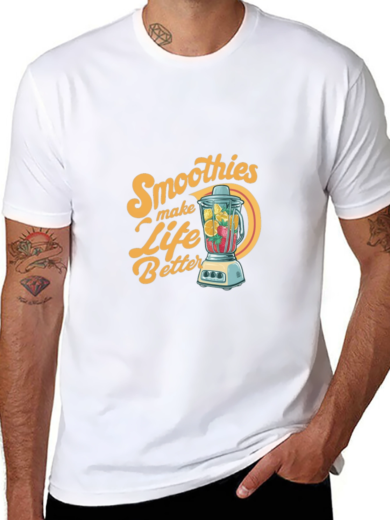 Smoothies Make Life Better Graphic T-Shirt