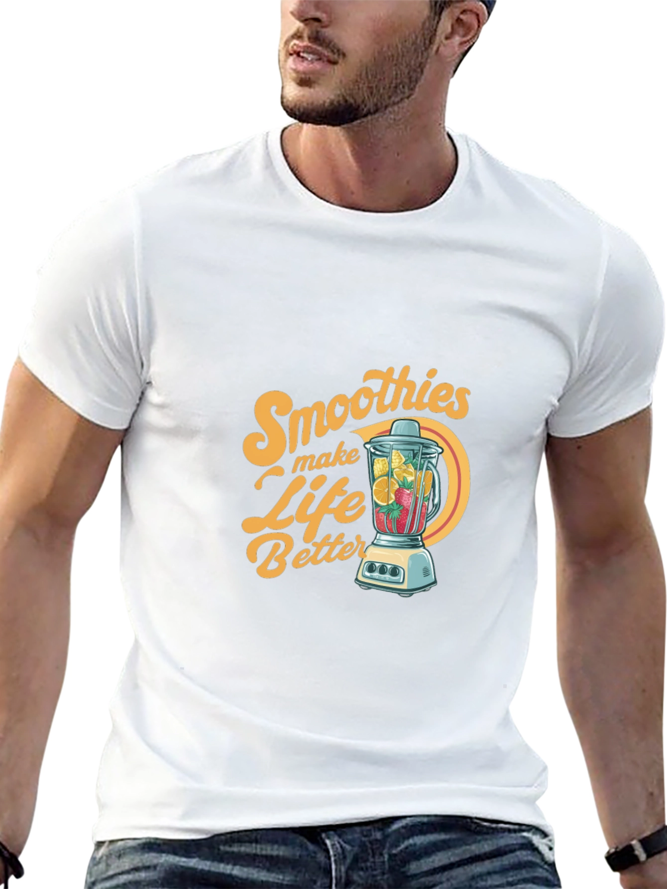 Smoothies Make Life Better Graphic T-Shirt